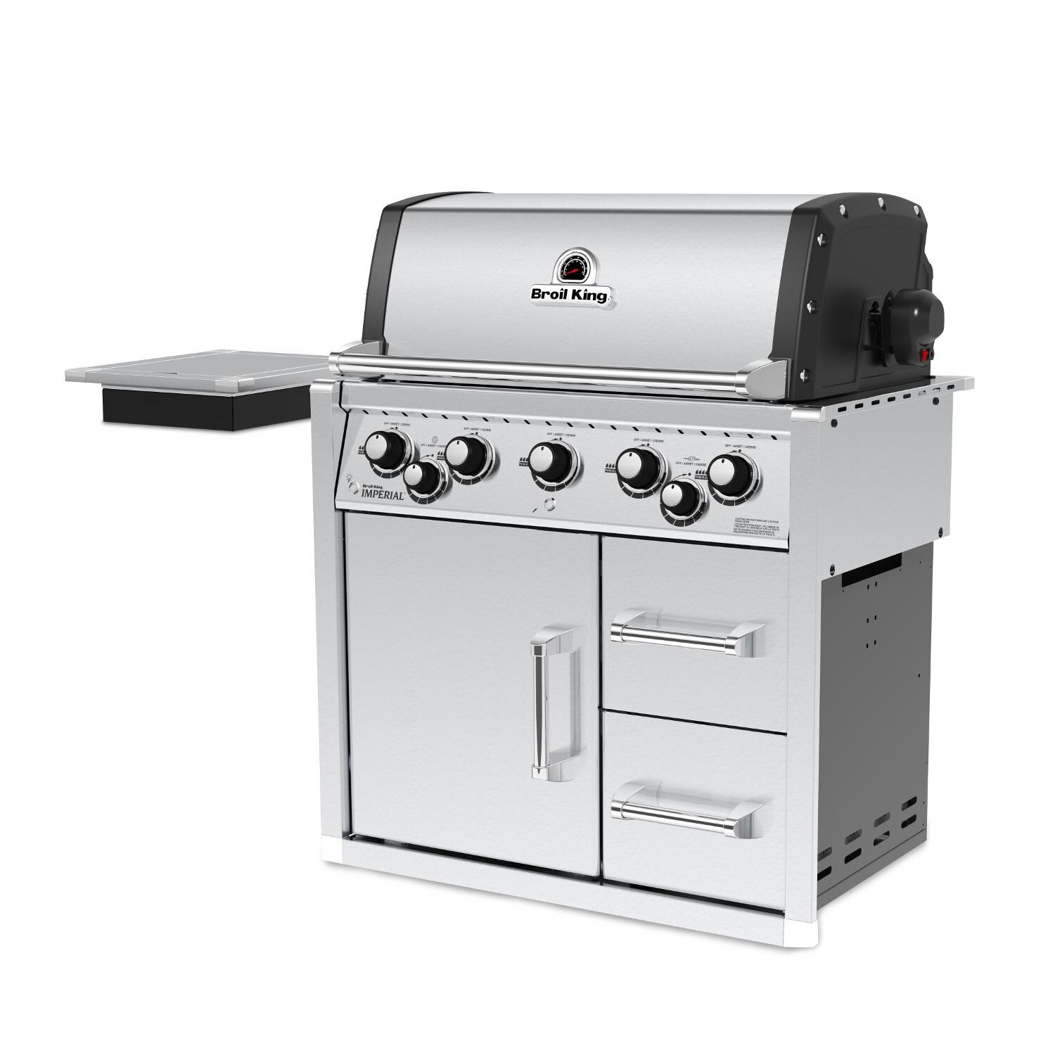 Broil King Imperial 590 5Burner BuiltIn Propane Gas Grill With Rotisserie, & Side