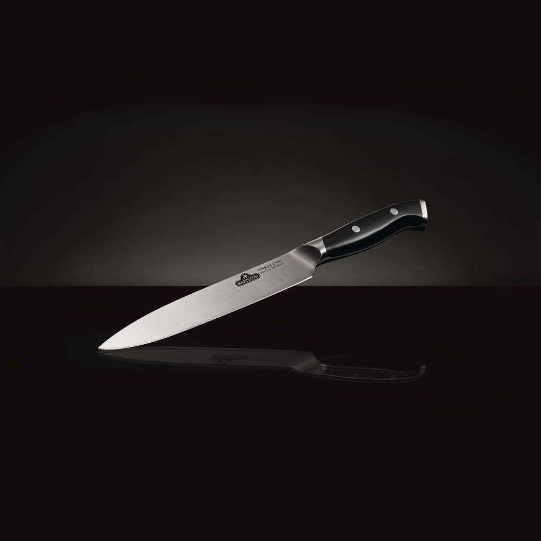 Napoleon 55213 Carving Knife w/ German Steel Blade - Angled -White Background thumbnail