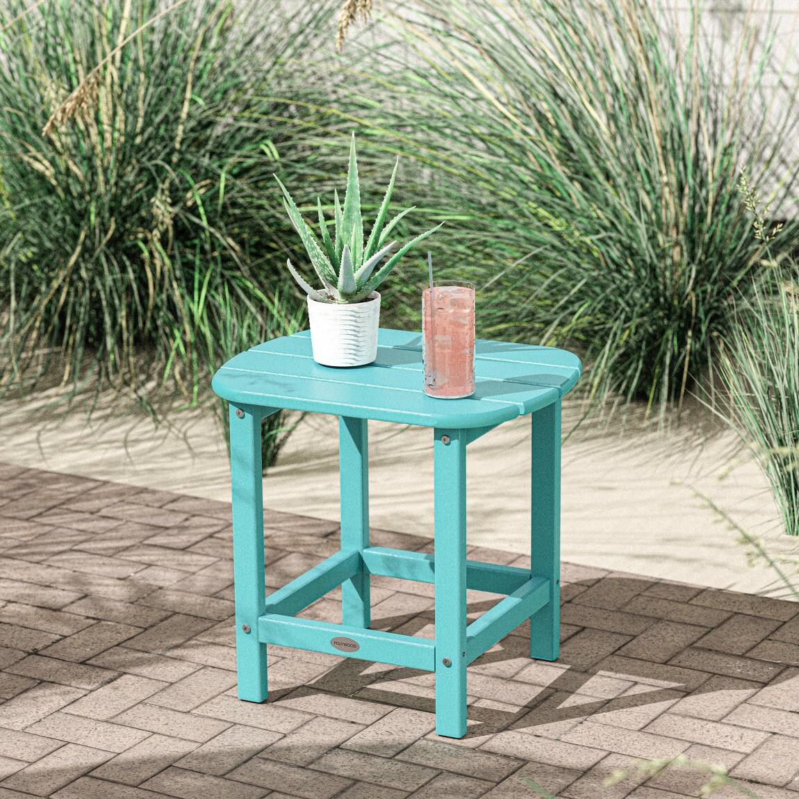 POLYWOOD SBT18AR South Beach 19 X 15-Inch Side Table thumbnail