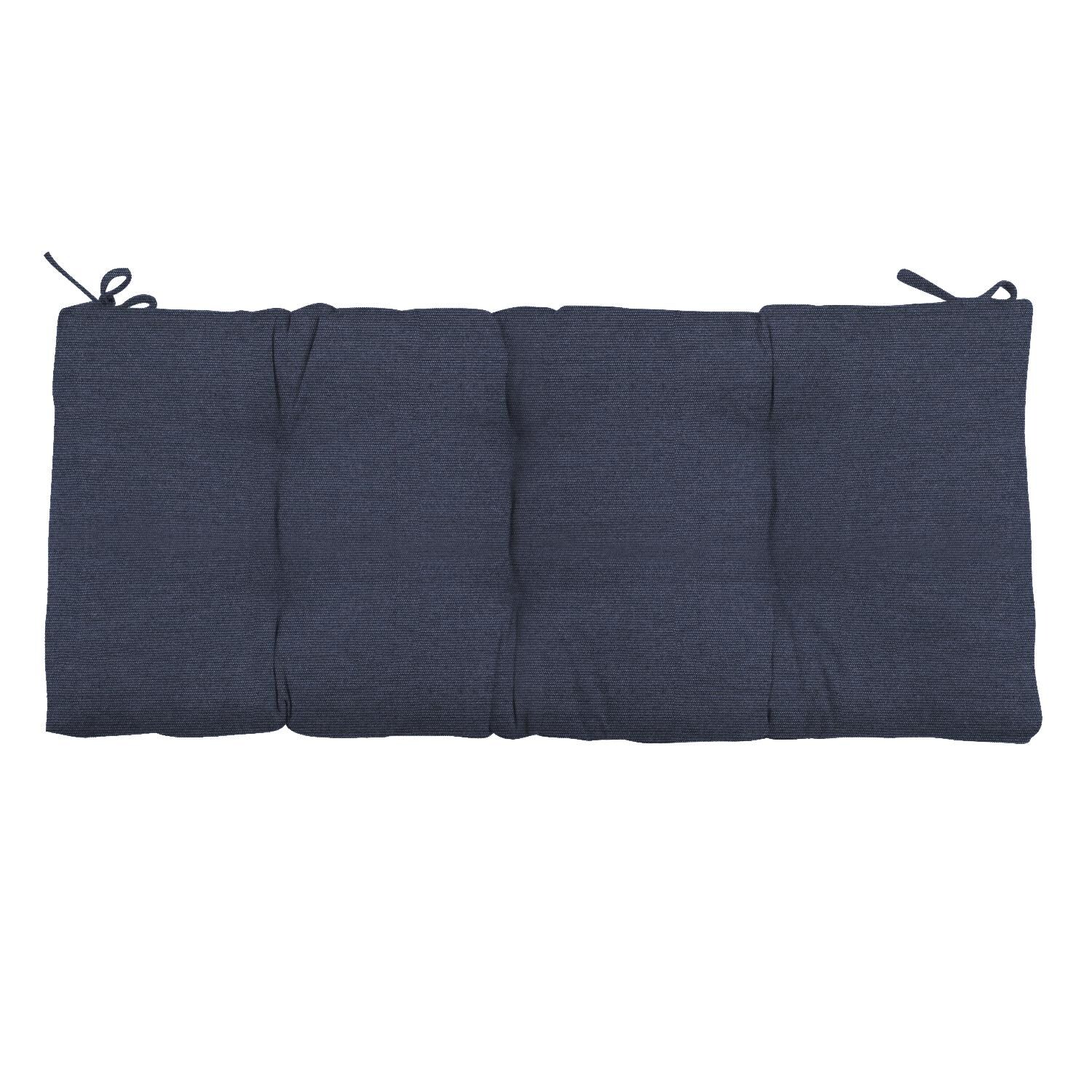 Sunbrella Spectrum Indigo Large Outdoor Replacement Bench Cushion By UltimatePatio.com - Top View thumbnail