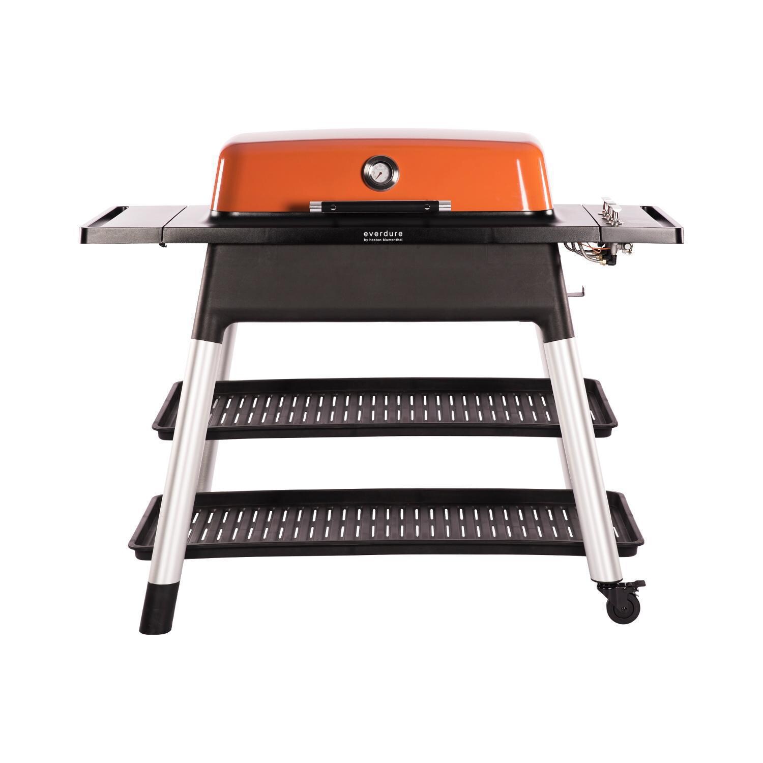 Everdure FURNACE 52-Inch 3-Burner Propane Gas Grill With Stand - Orange -  HBG3OUS : BBQGuys