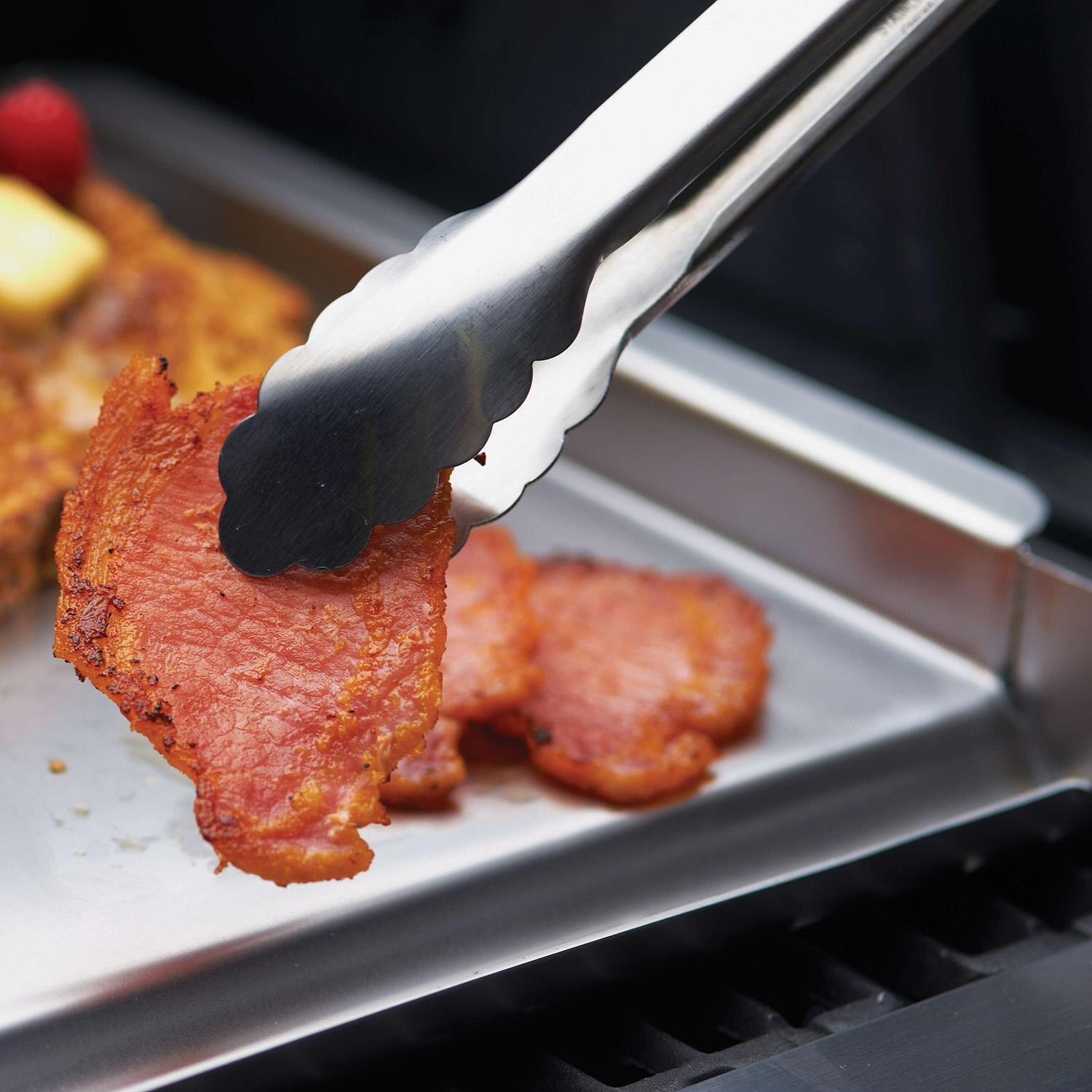 GrillPro Stainless Steel 15-in BBQ Tongs - 40259 - Up Close - Detail thumbnail