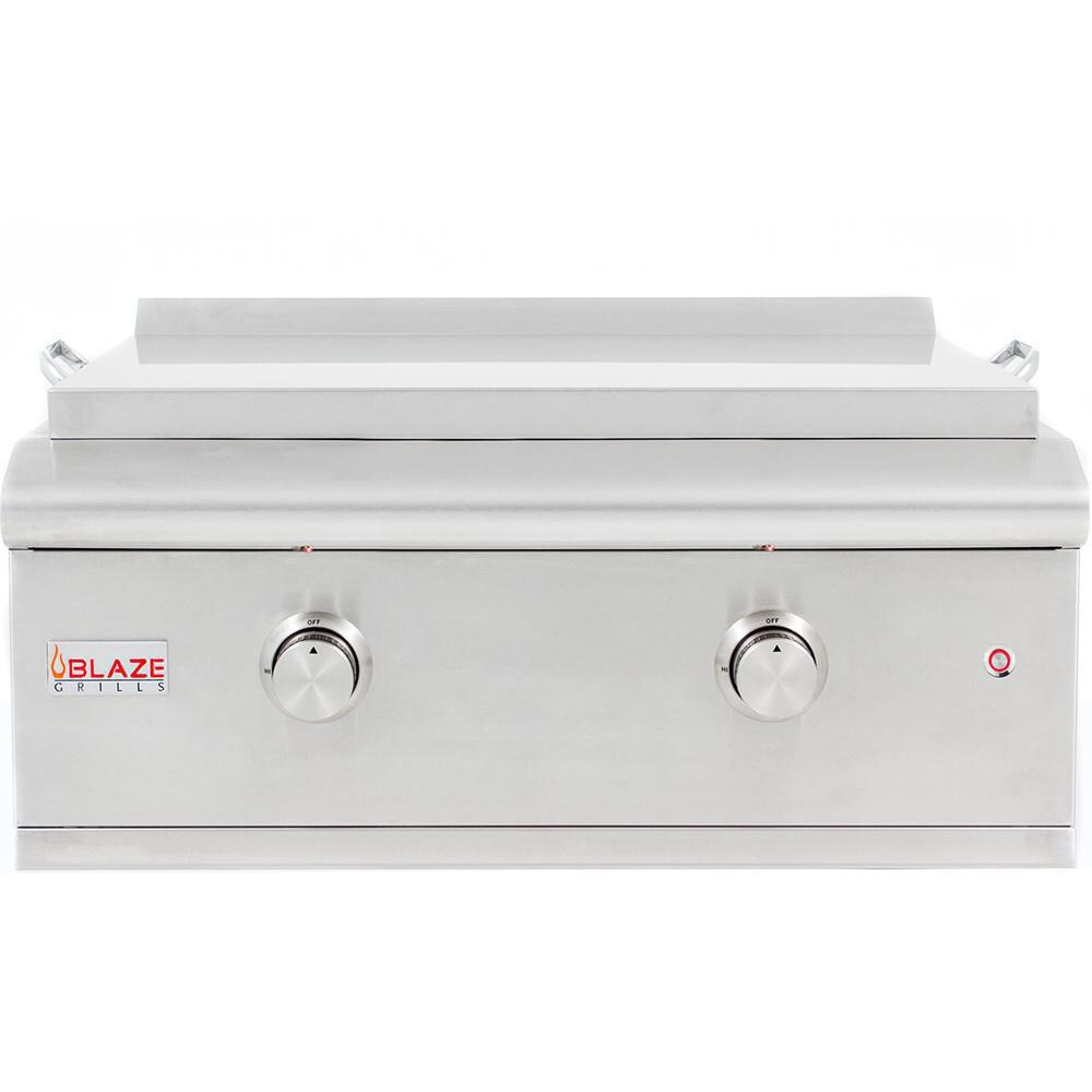 Blaze BLZ-GRIDDLE-LTE-NG Premium LTE 30-Inch Built-In Natural Gas Griddle - With Stainless Steel Lid