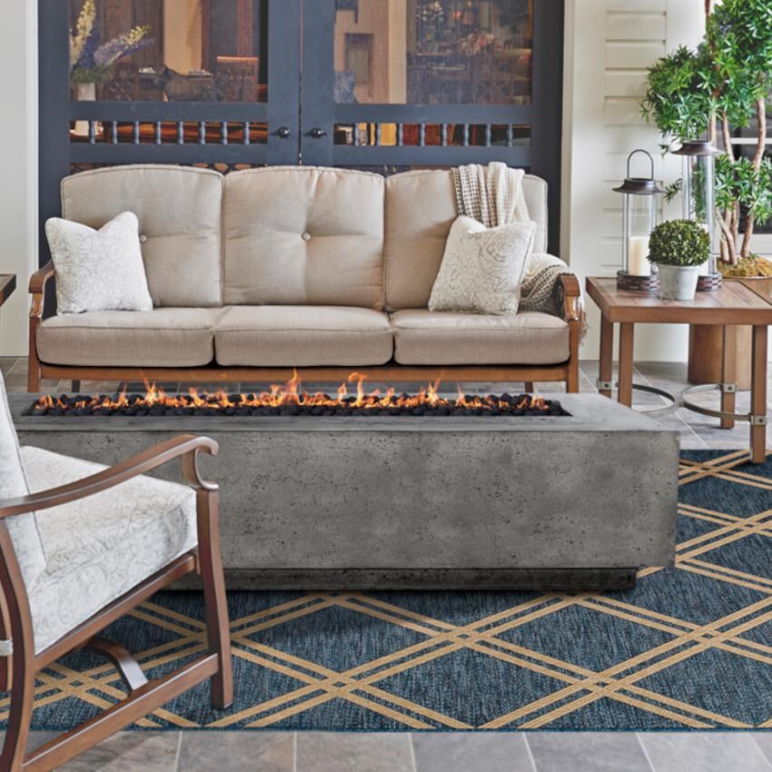 Prism Hardscapes SCPH-415-4NG Tavola 6 90-Inch Natural Gas Rectangular Fire Pit Table thumbnail