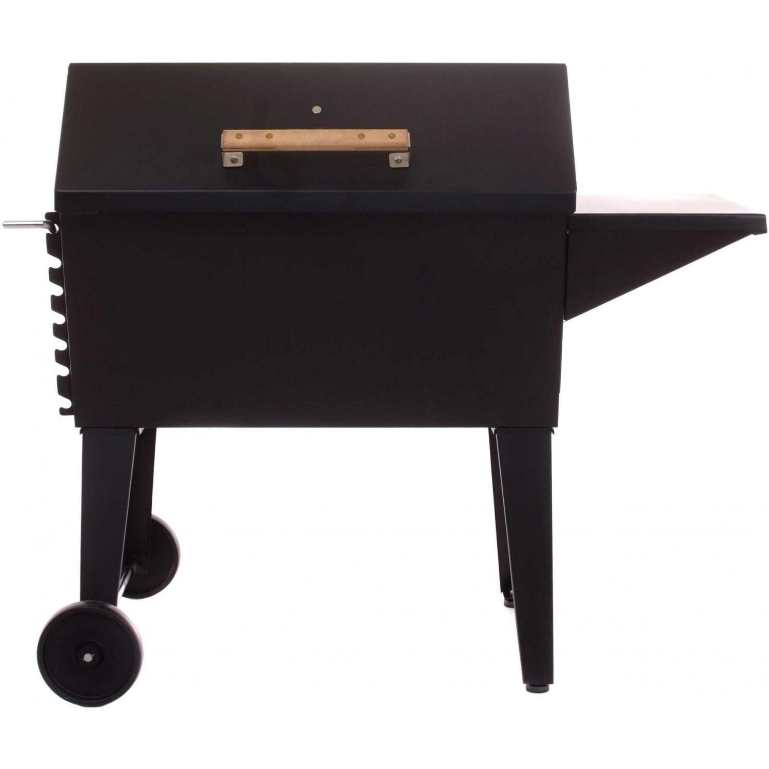 Cajun Grill 28-Inch Charcoal BBQ Grill - Black