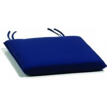 Sunbrella Canvas Navy Medium Outdoor Replacement Dining Side Chair Cushion W/ Knife Edge By Oxford Garden image