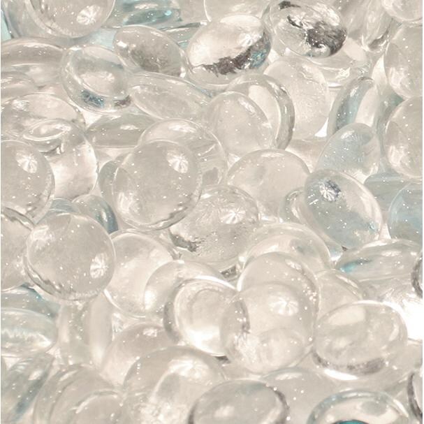 White Mountain Hearth By Empire 1/2-Inch Glass Droplets - Glacier Ice