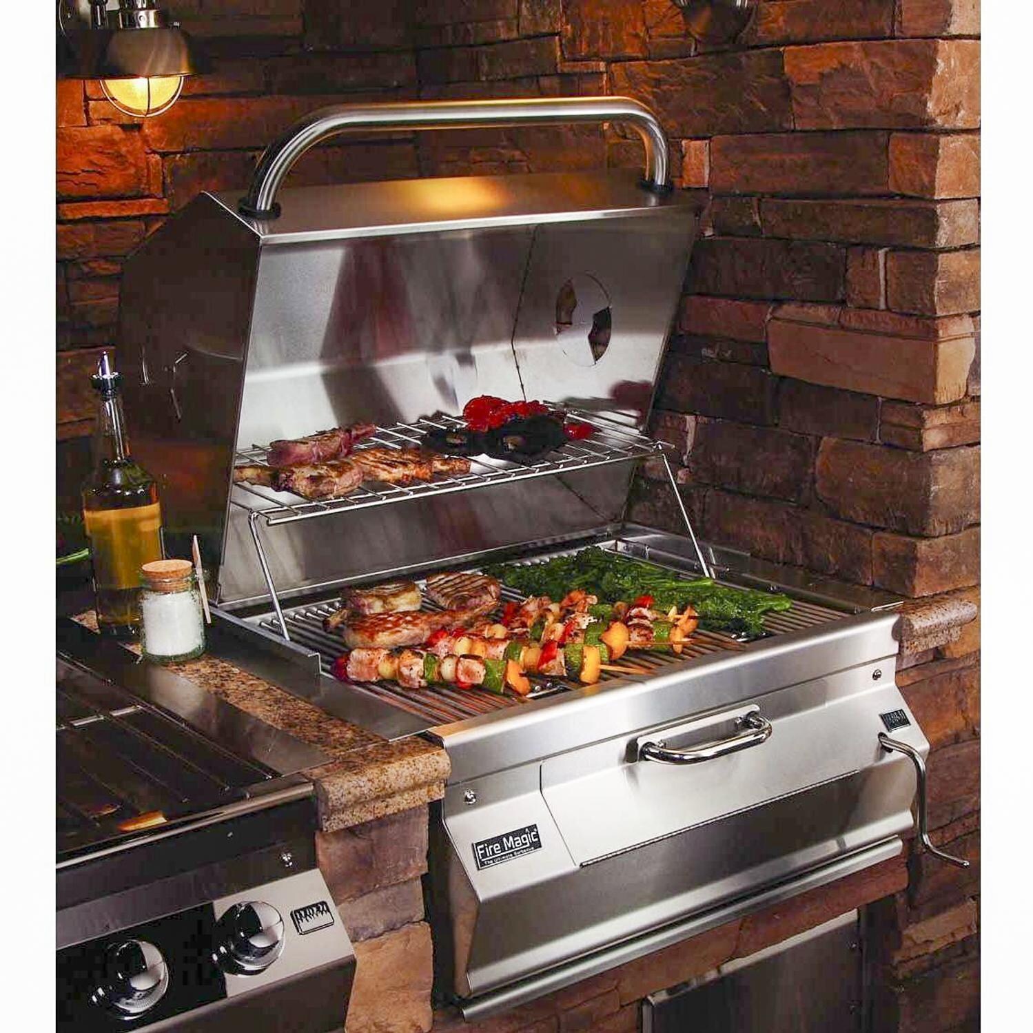 BuiltIn Charcoal Grills Drop In Charcoal Grills Insert : BBQ Guys BuiltIn Charcoal Grills Drop In Charcoal Grills Insert : BBQ Guys