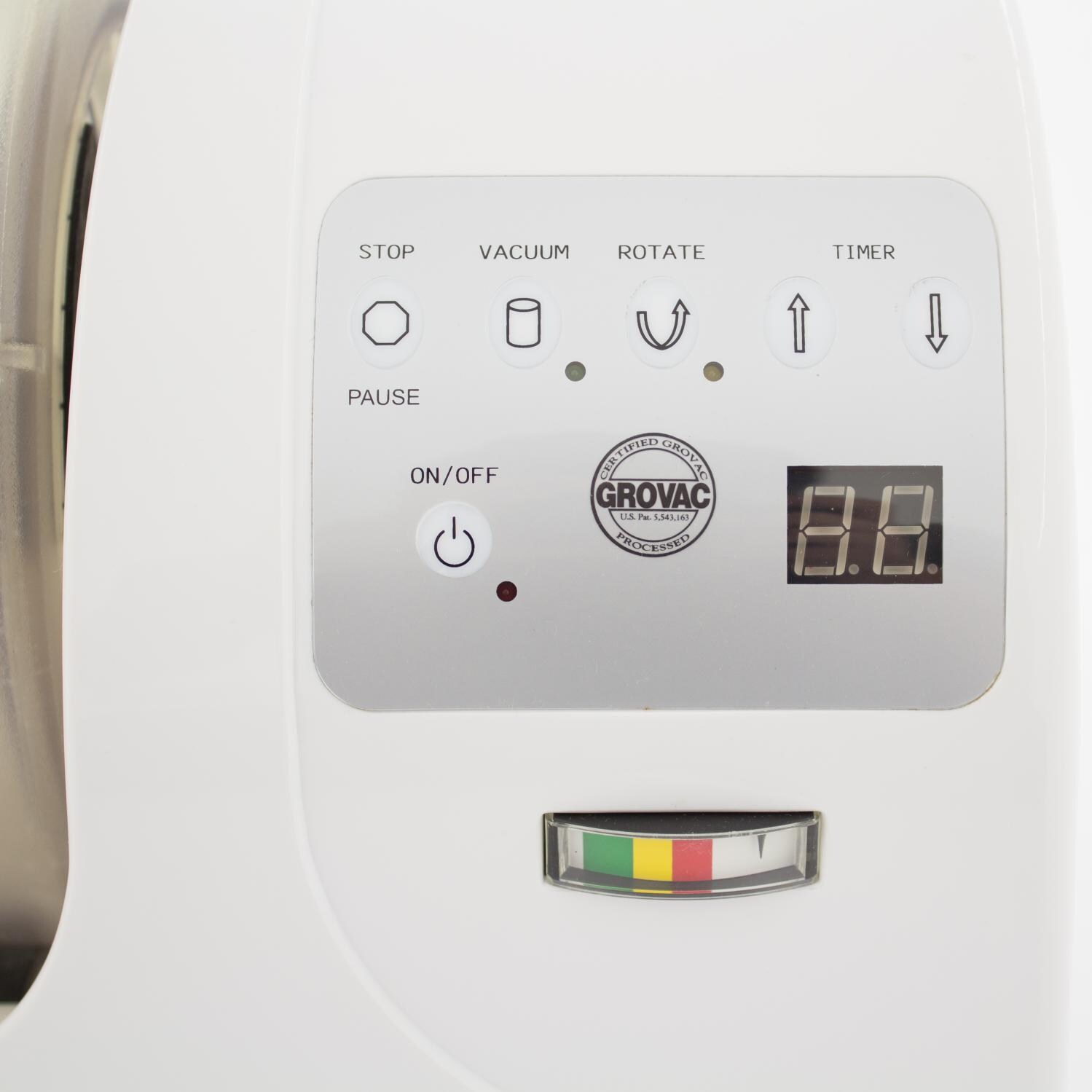 Marinade Express Tabletop Marinade Machine - Controls thumbnail