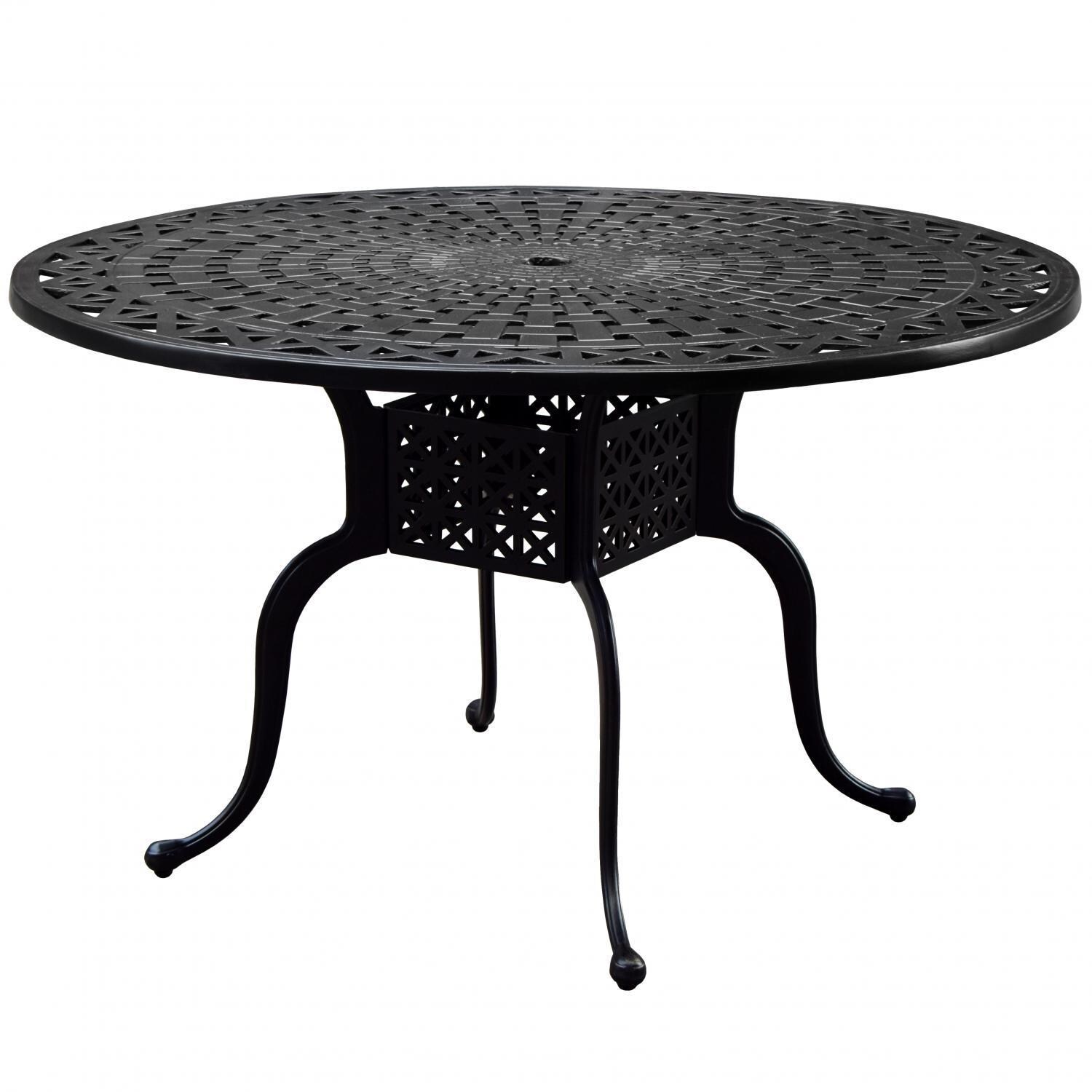 Classique 48-Inch Round Cast Aluminum Patio Dining Table thumbnail