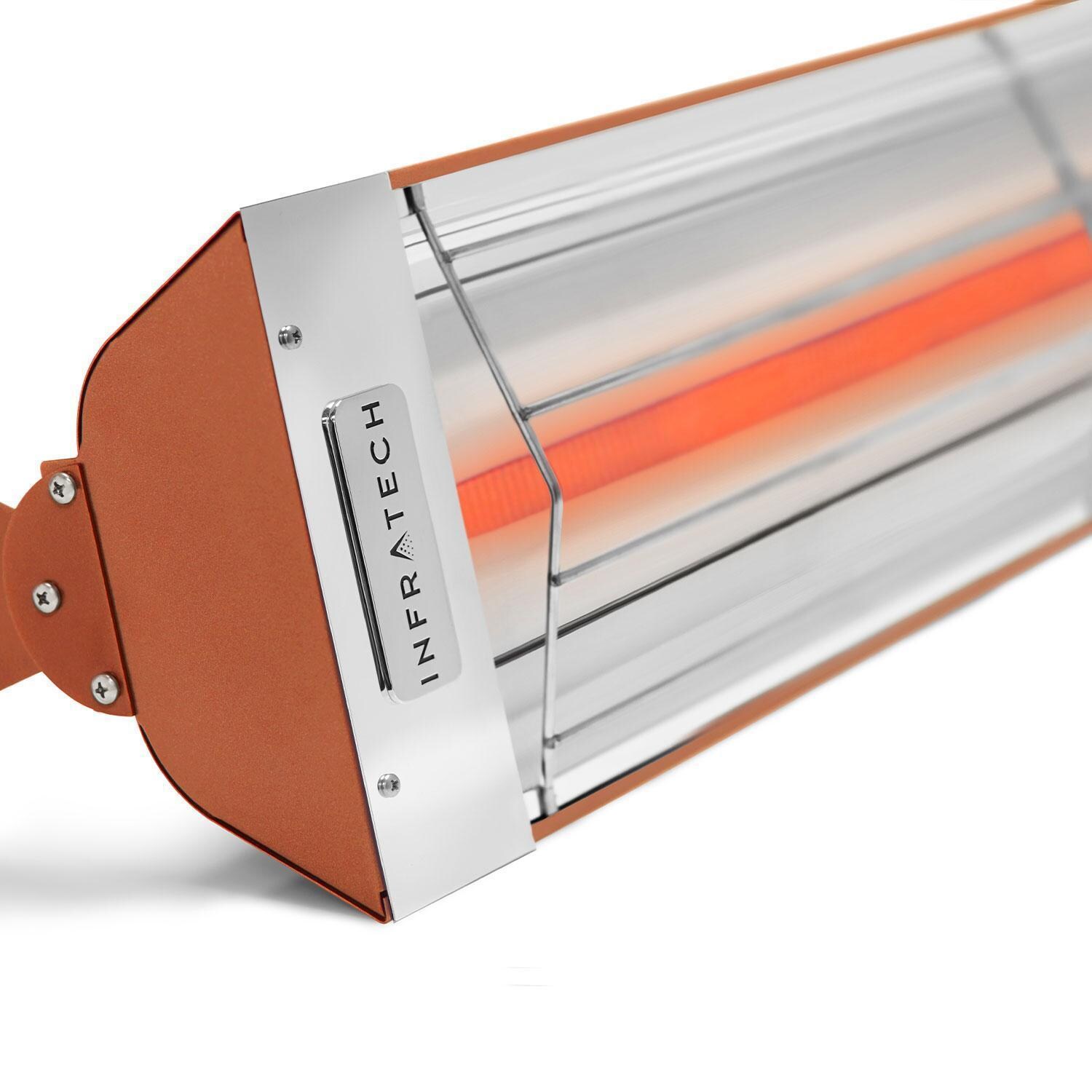 Infratech W2624CP W-Series 48 Inch 2600W Single Element Electric Patio Heater - 240V - Copper - Display - White Background thumbnail