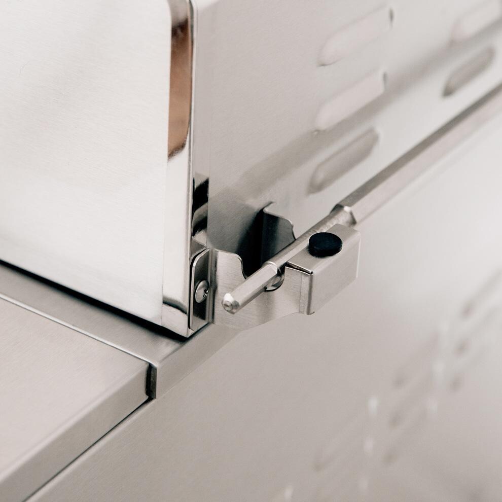 American Made Grills Muscle 36-Inch Hybrid Grill MUS36-NG - Natural Gas - Spit Rod Storage - Lifestyle thumbnail