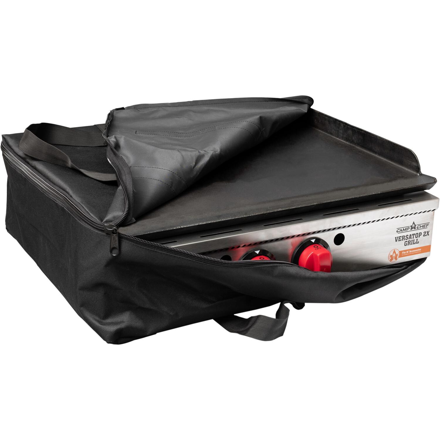 Camp Chef CBFTG400 Carry Bag For VersaTop 2X Two Burner Stoves - Shown Holding VersaTop Grill (not included) thumbnail