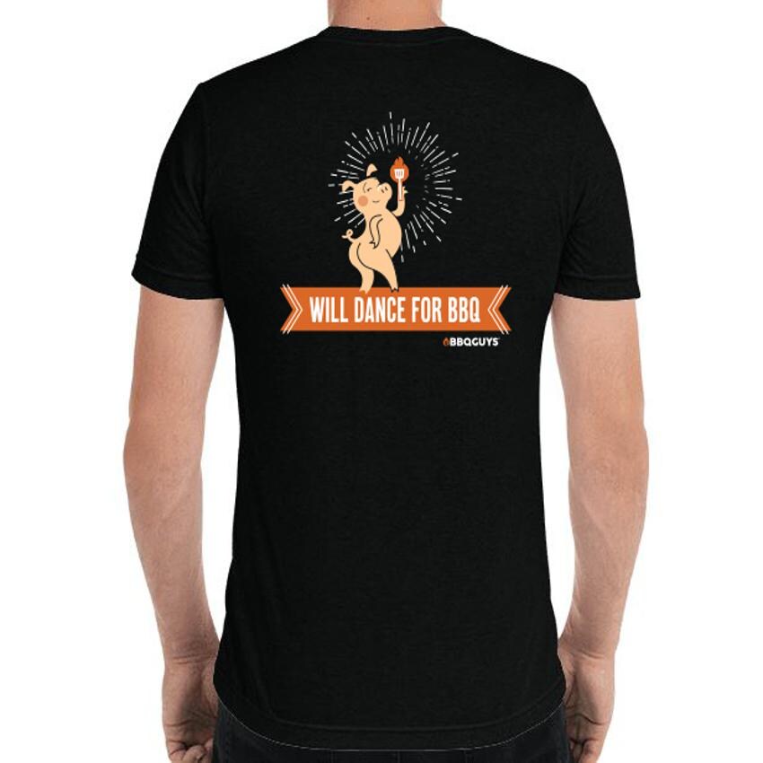 BBQGuys BBQHOG-BLACK Large Hogs for the Cause Fundraising T-Shirt - Back  thumbnail