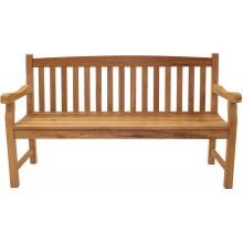 Classic 63 Inch Teak Patio Bench By Royal Teak Collection image