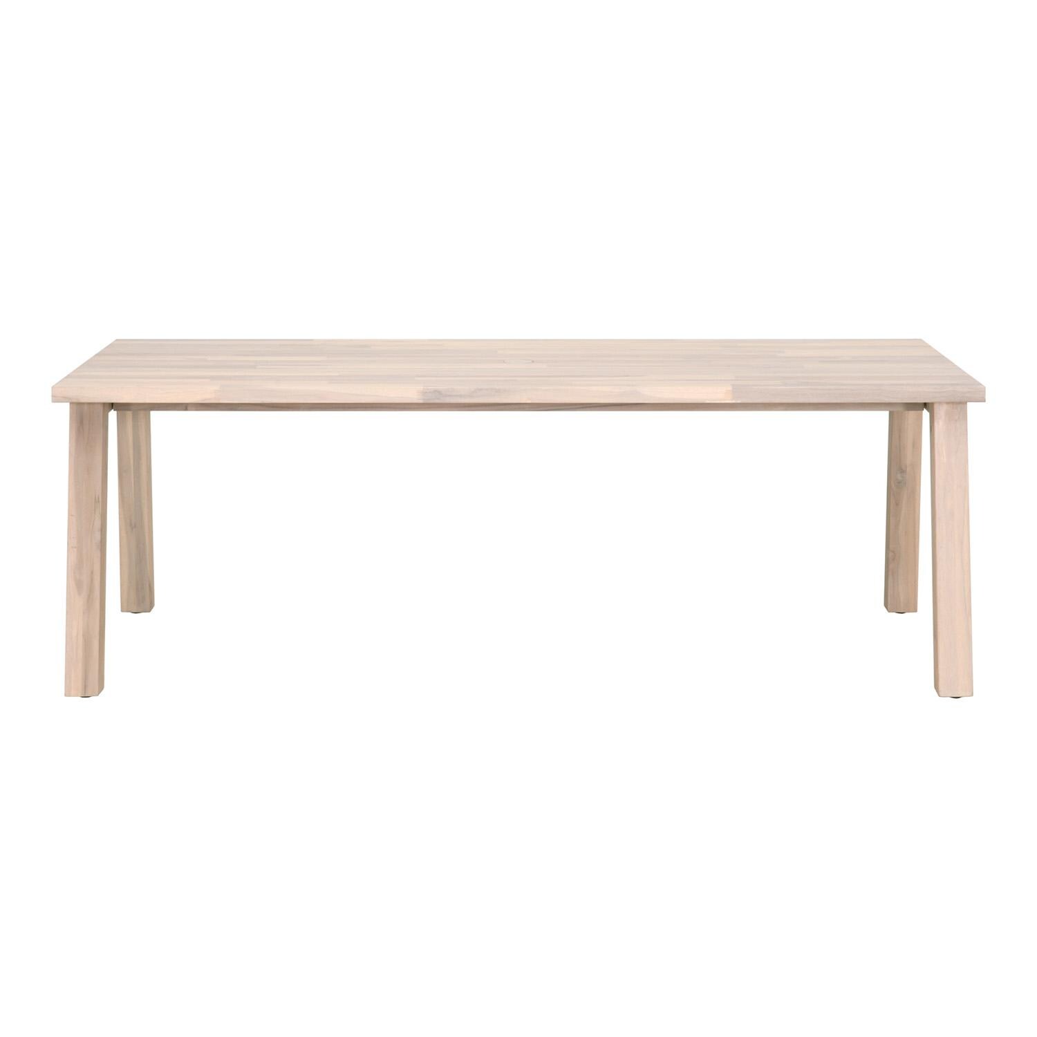 Gray Teak Dining Table By Lakeview thumbnail