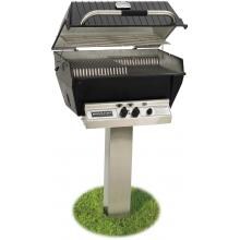 Broilmaster P3-XF Premium Propane Gas Grill On Stainless Steel In-Ground Post image