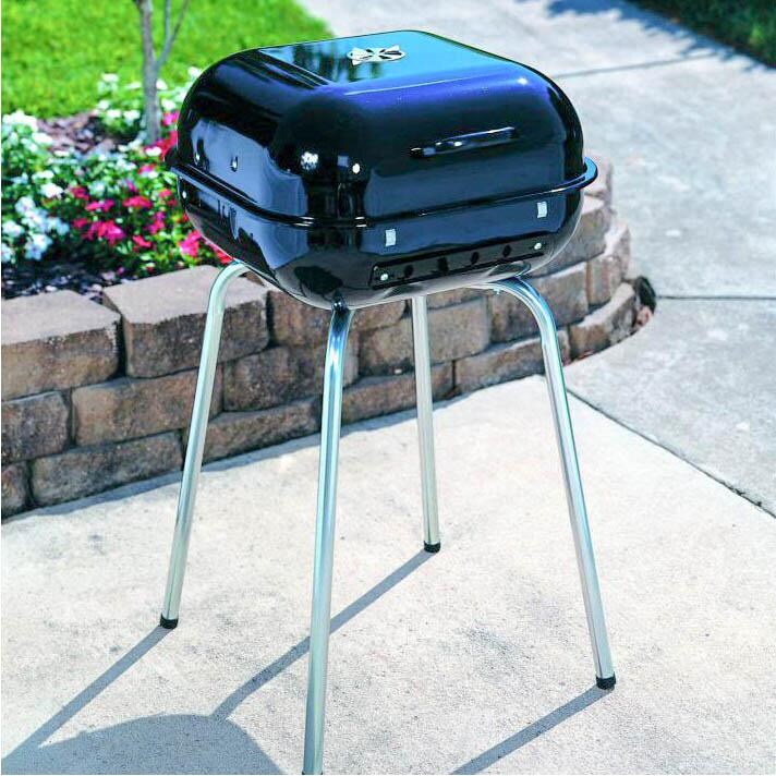 Meco Sizzler Supreme Charcoal BBQ Grill Black 3335 BBQGuys