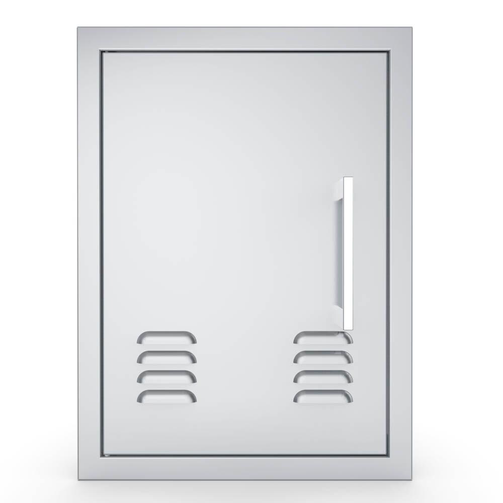 Sunstone Signature Beveled 14-Inch Left-Hinge Single Access Door With Vents - Vertical - BA-VDVL1420