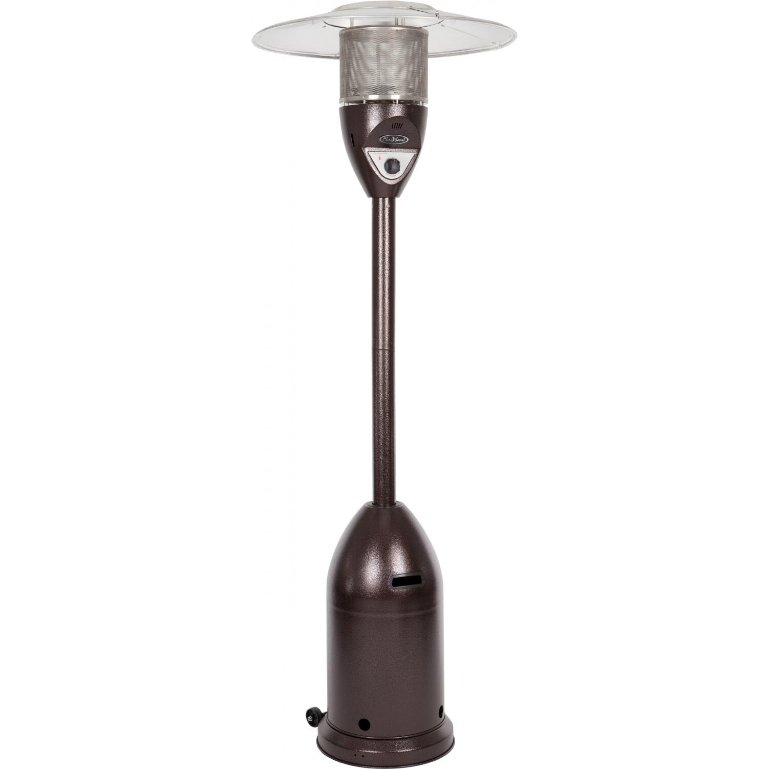 Fire Sense Deluxe Series 47,000 BTU Propane Gas Patio Heater Hammered