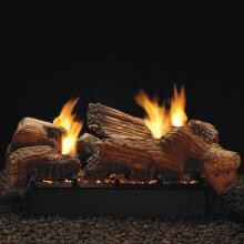 White Mountain Hearth By Empire 18-Inch Stone River See-Thru Gas Log Set With Vent-Free Natural Gas Slope Glaze Burner - Remote Ready Safety Pilot image