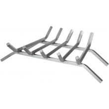 UniFlame 23-Inch Stainless Steel Bar Fireplace Log Grate - C-7723
