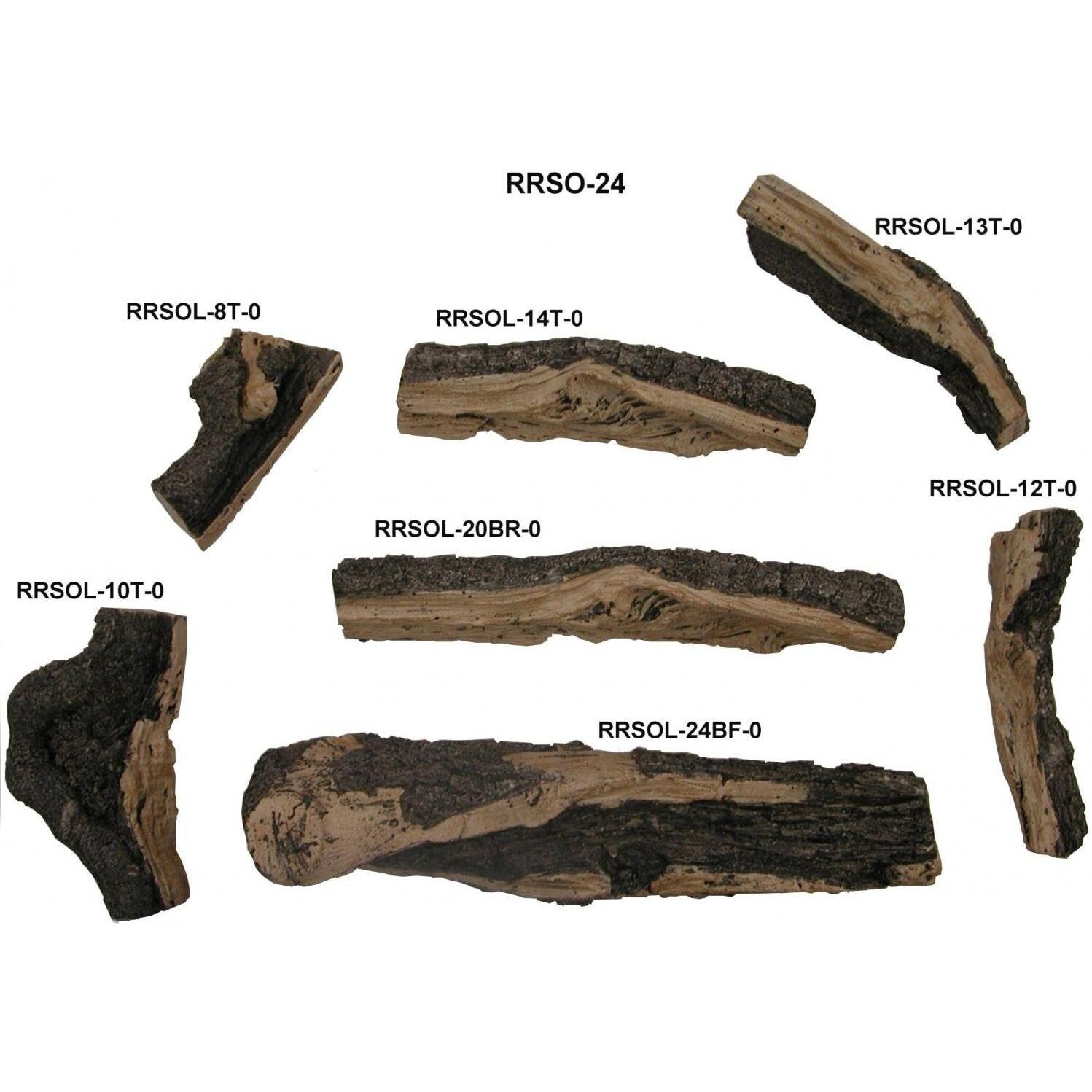 Peterson Real Fyre Rugged Split Oak Log Breakdown  thumbnail