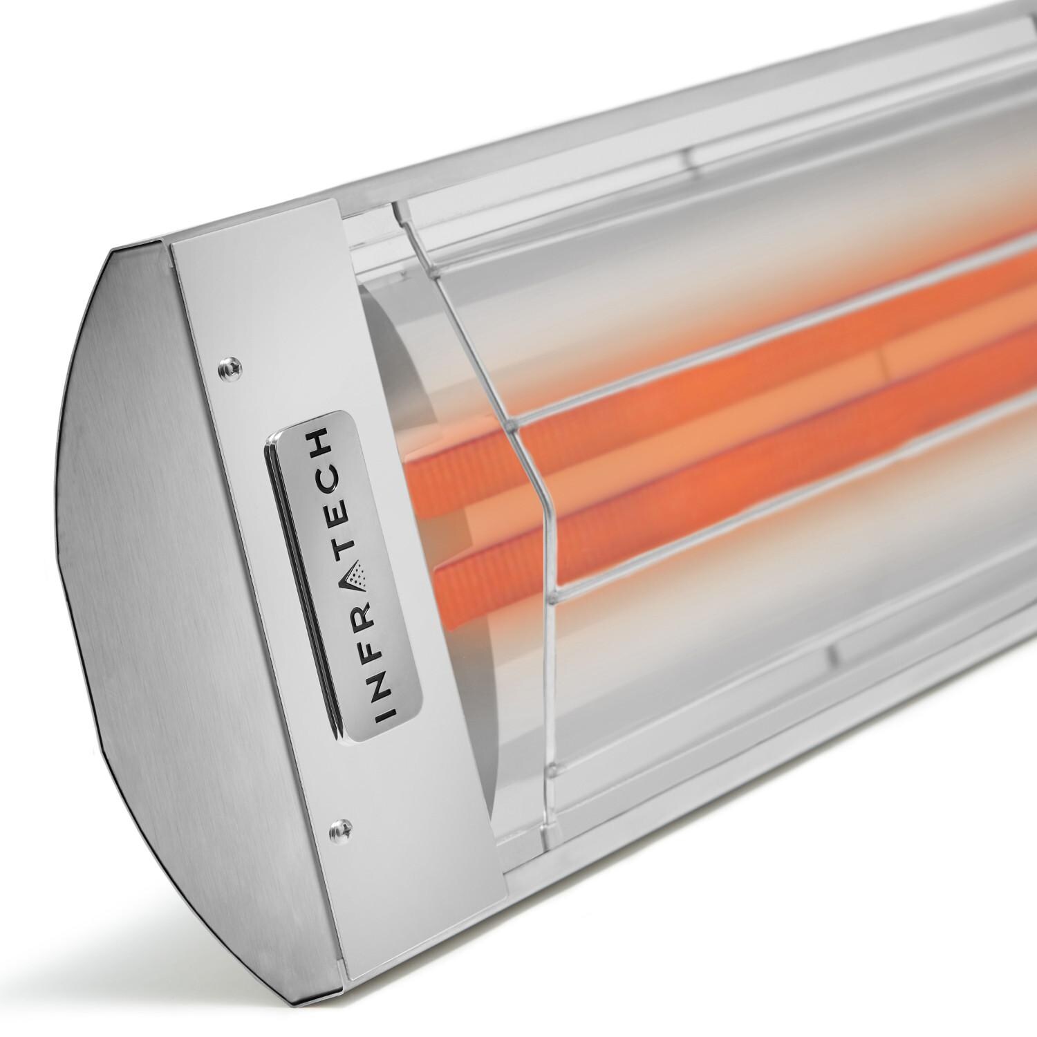 Infratech CD-Series 39-Inch 5000W Dual Element Electric Infrared Patio Heater - 240V - Stainless Steel - CD5024SS - Close-Up thumbnail