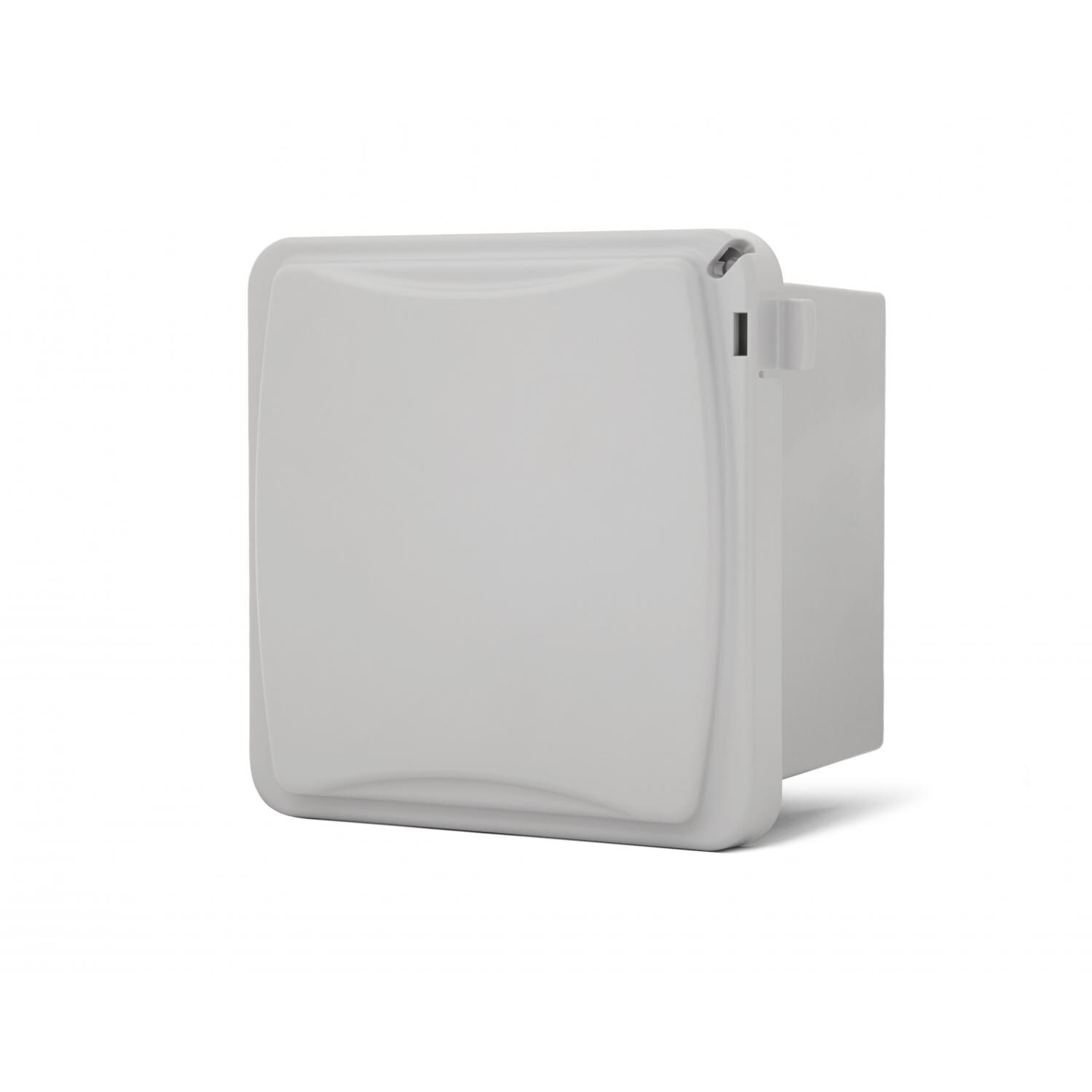 Infratech 120V Double Input Regulators Stainless Steel Plate Deep Gang Waterproof Box And Cover - 14-4125 (Cover Closed)