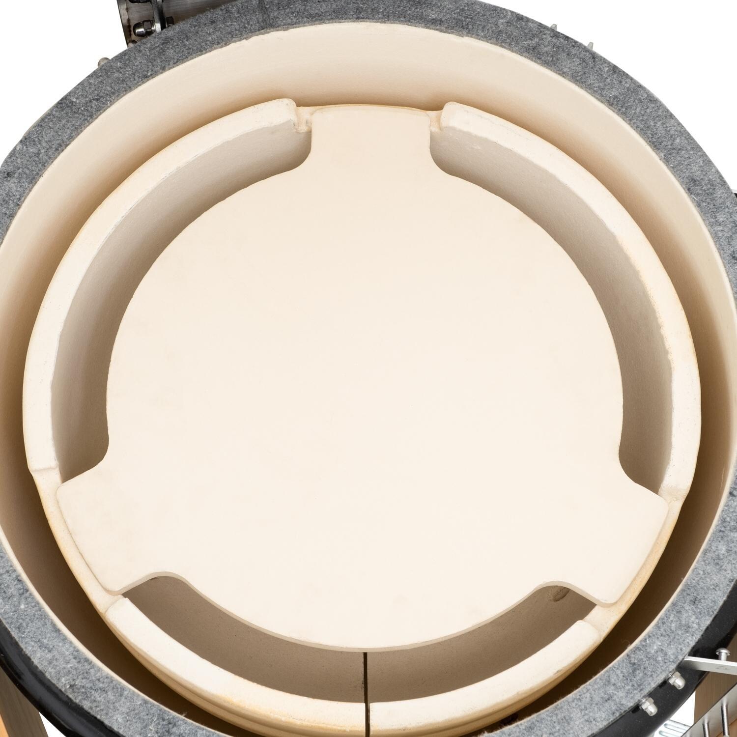 Victory VCT-K-PZ17 Ceramic Heat Deflector For 21-Inch Kamado Grill & Smoker - Shown in Victory Kamado thumbnail