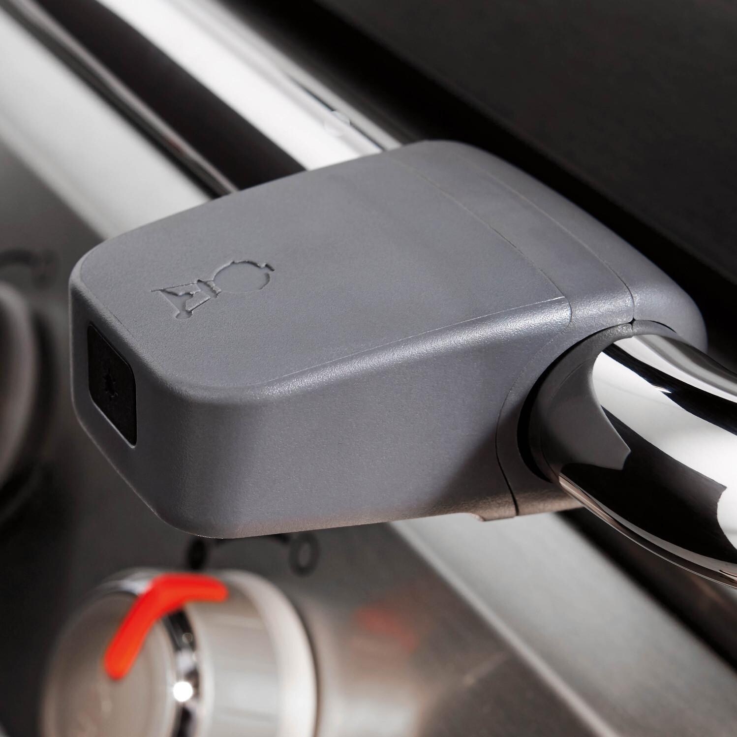 Weber Genesis II LX S-240 Freestanding Natural Gas Grill - Handle Light Down thumbnail