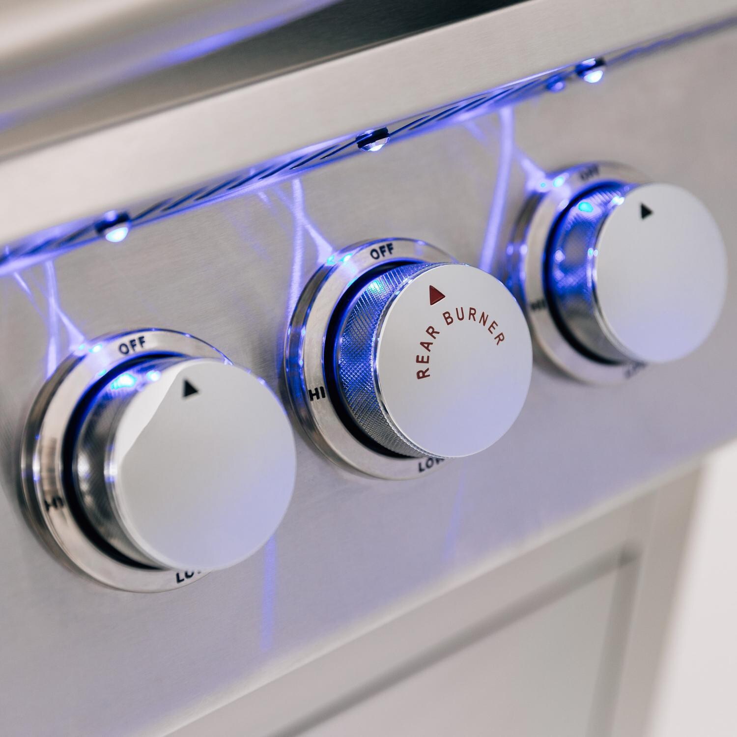 Summerset SIZPRO40-NG Sizzler Pro 40-Inch 5-Burner Natural Gas Grill With Rear Infrared Burner - Control Knobs thumbnail