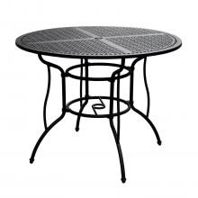 Elysian 52 Inch Round Cast Aluminum Patio Bar Table By Lakeview Outdoor Designs image