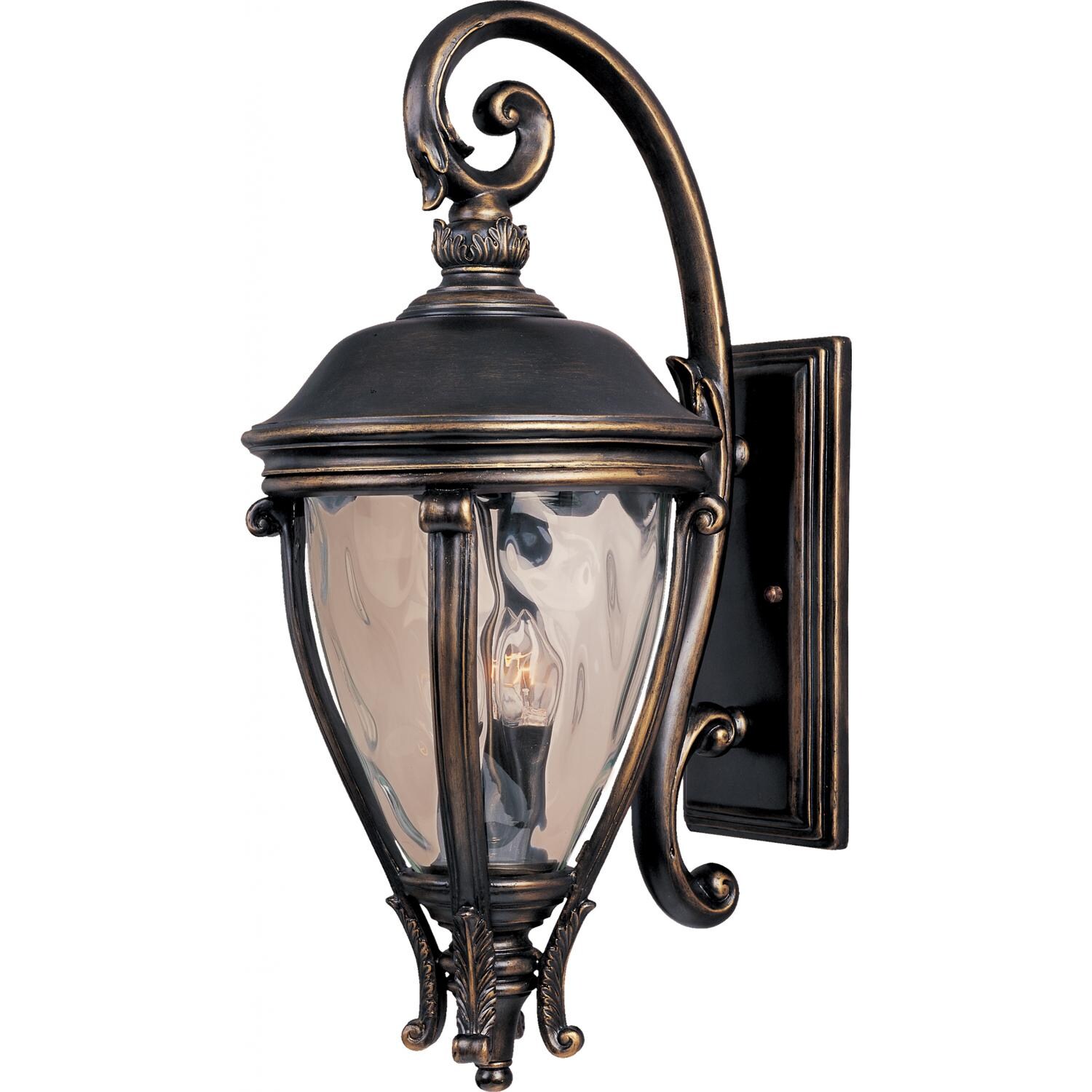 Maxim Camden VX 41426WGGO 60W 29-Inch Three Light Outdoor Wall Light - Golden Bronze thumbnail