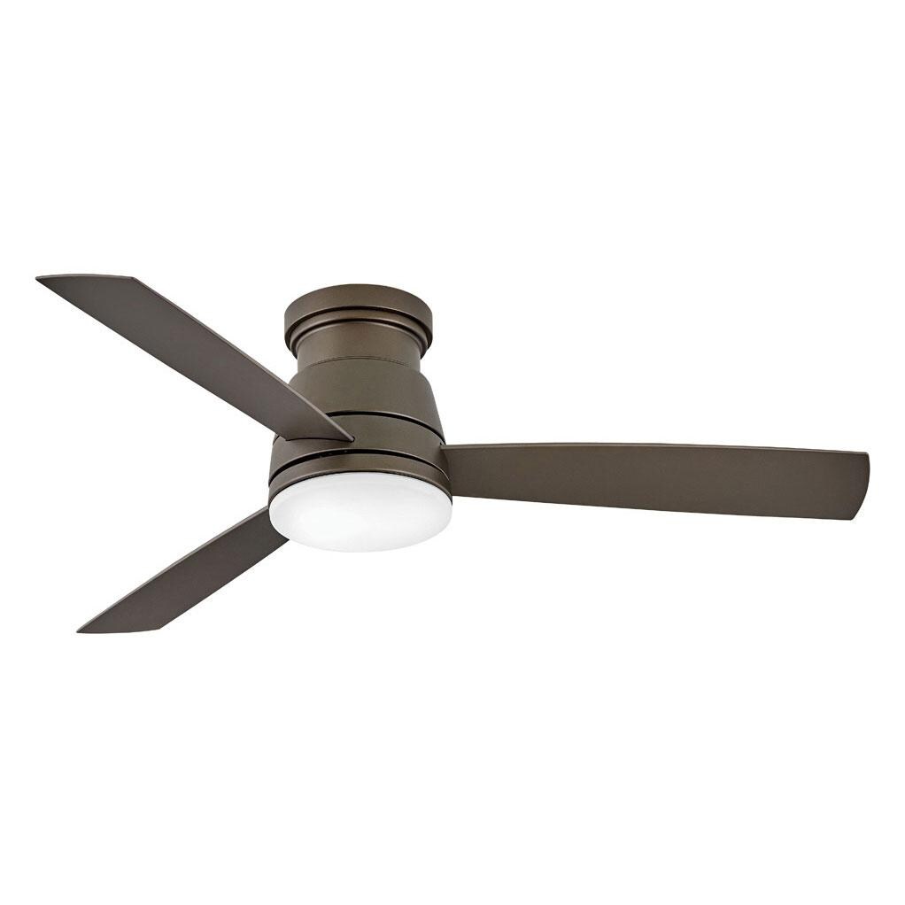 Hinkley Lighting 902752FMM-LWD Trey 52 Inch Indoor / Outdoor Ceiling Fan W/ LED Lighting - Metallic Matte Bronze thumbnail