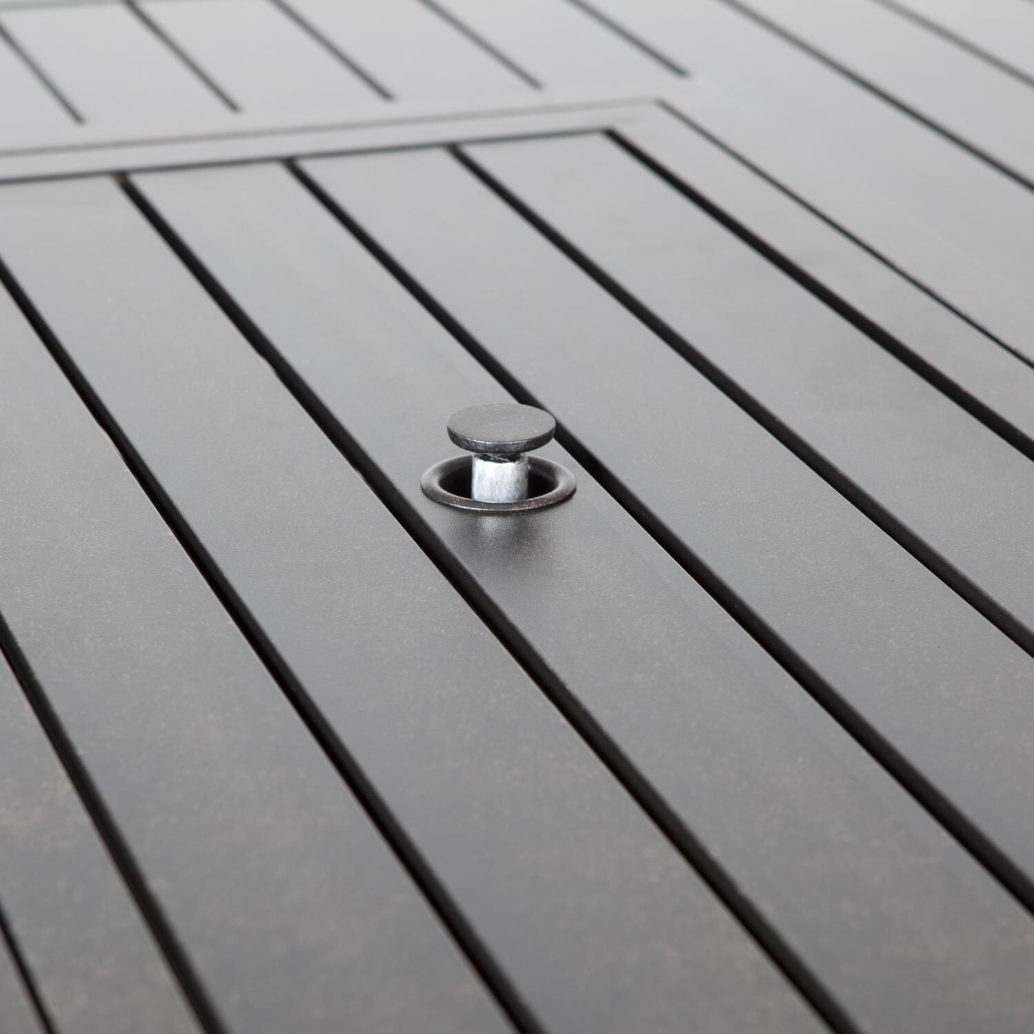 Haven Bay 35-Inch Propane Gas Fire Pit Table By Ultimate Patio - Fire Bowl Cover - Detail thumbnail