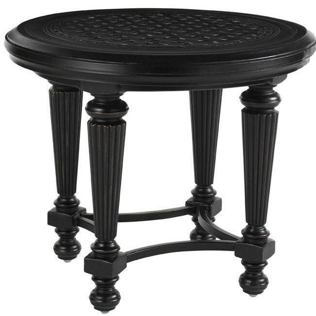 Tommy Bahama 3190-953 Kingstown Sedona Aluminum Patio End Table - Side thumbnail