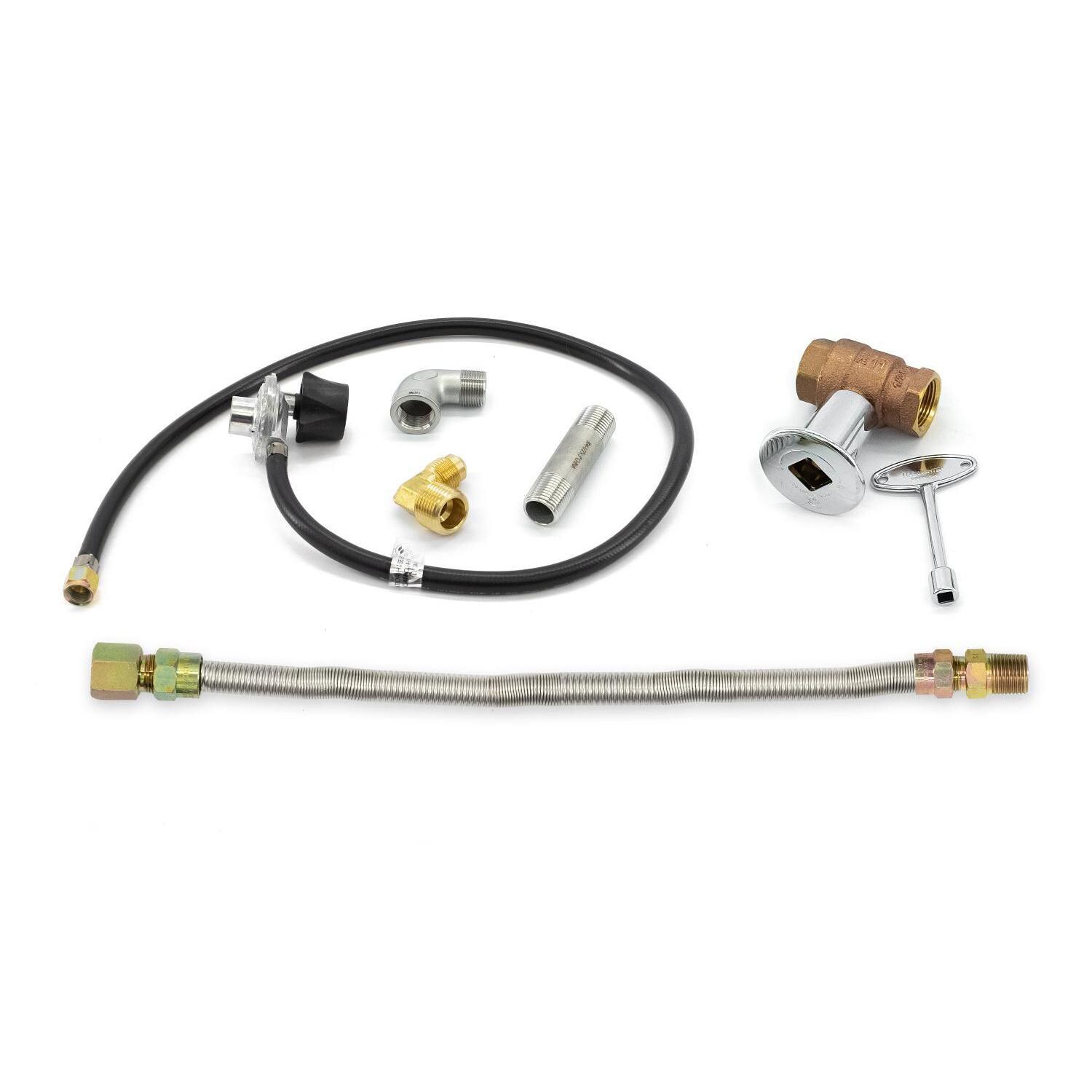 BBQGuys Signature 24-Inch Connection Kit W/ Hose and Regulator for Propane Gas - 150,000 BTUs - LV-LP-150 image
