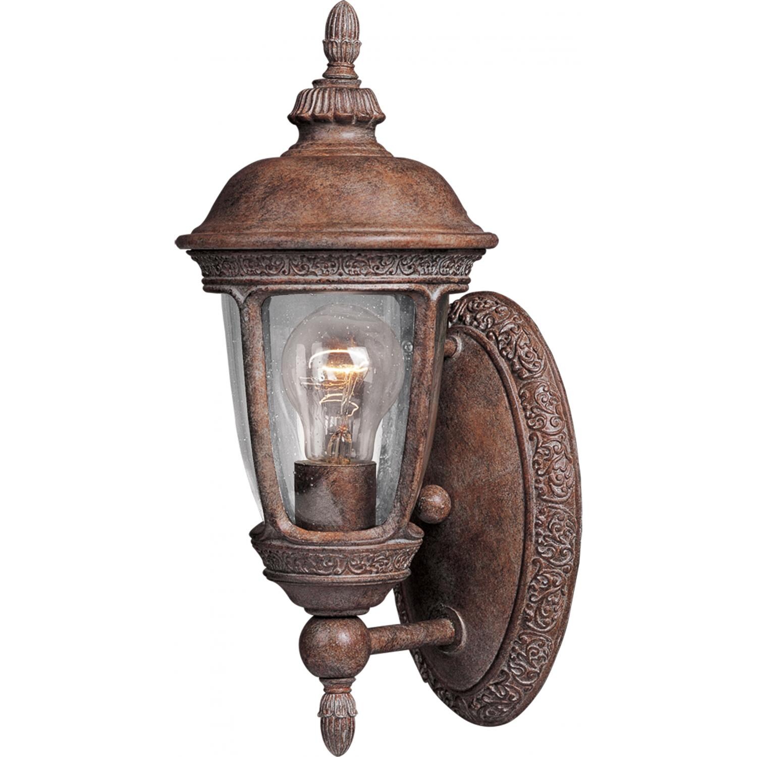Maxim Knob Hill DC One Light 14-Inch Outdoor Wall Light - Sienna - 3462CDSE