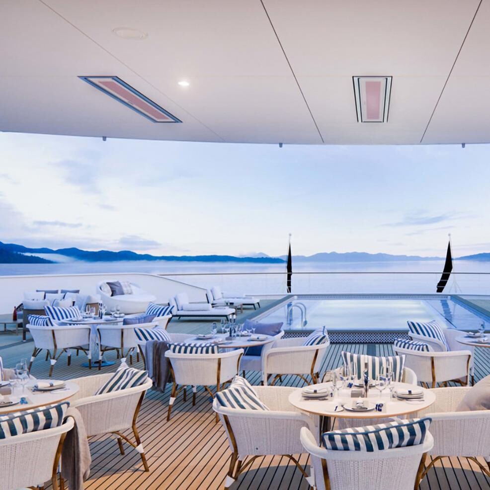 Bromic BH0320026 50 Inch 3400W Platinum Marine Electric 208V - White - Cruise - Lifestyle thumbnail