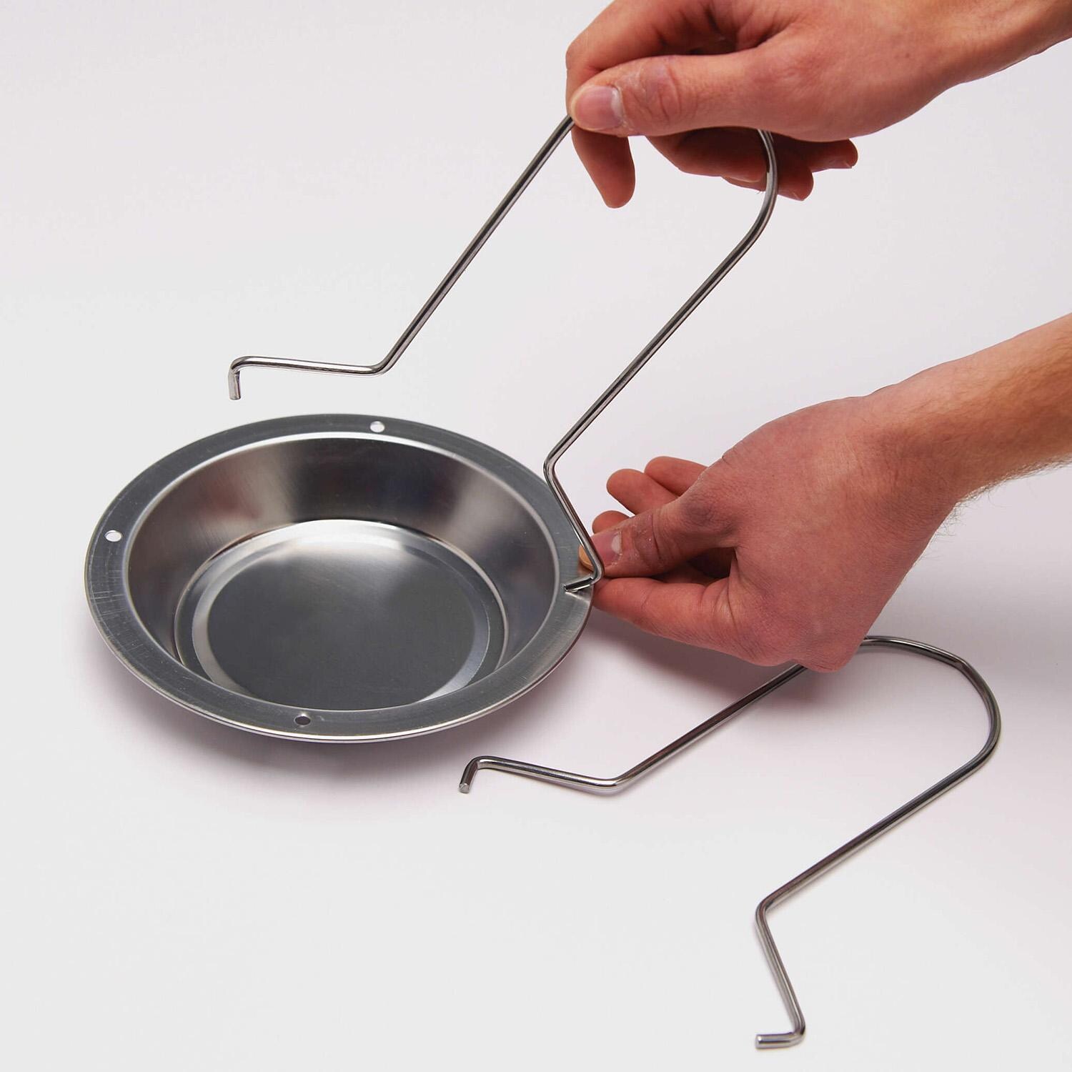 GrillPro Stainless Steel Chicken Roaster - 41333 - Assembling - White Background thumbnail