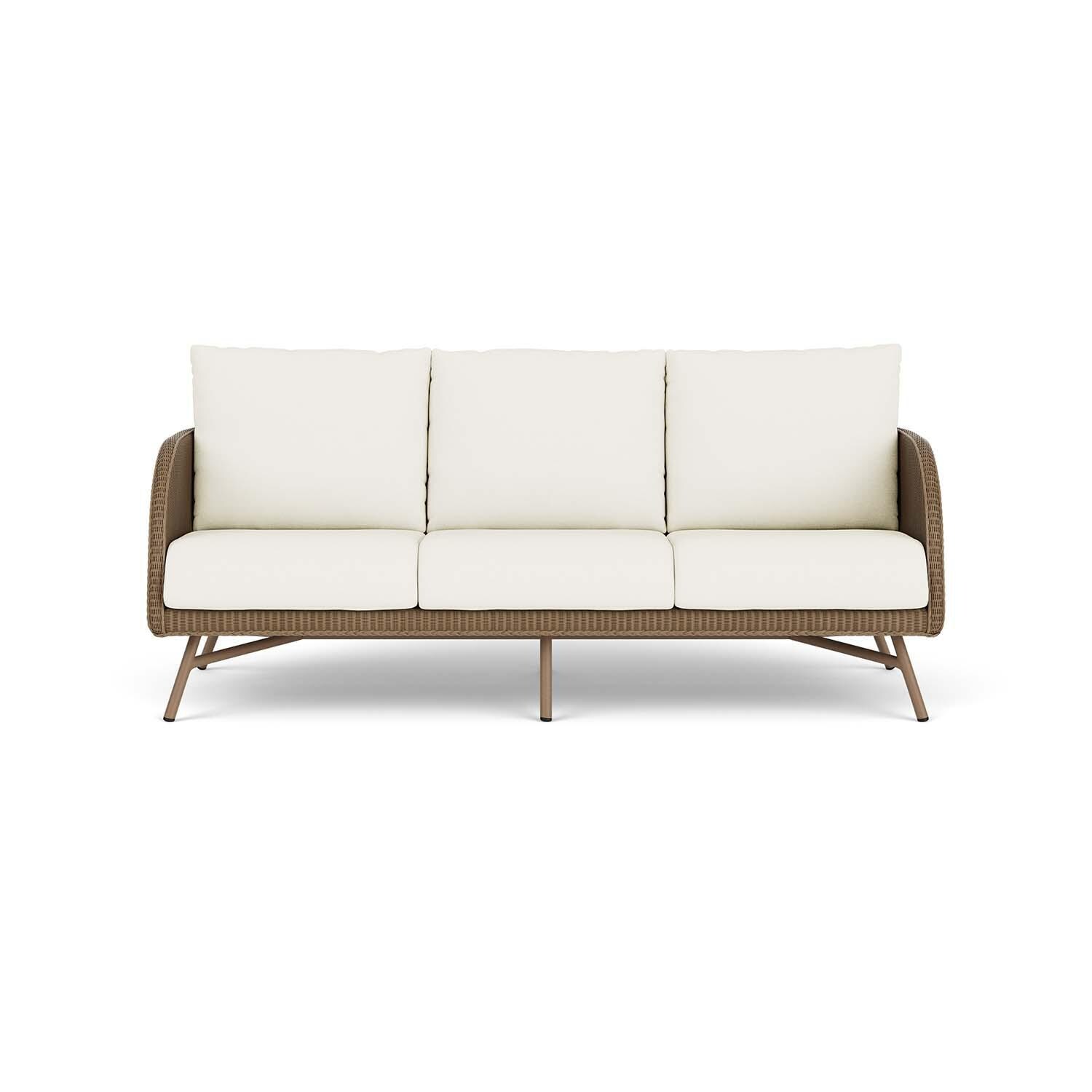 Essence Lloyd Loom Sofa in Fawn/Sailcloth Salt by Lloyd Flanders
