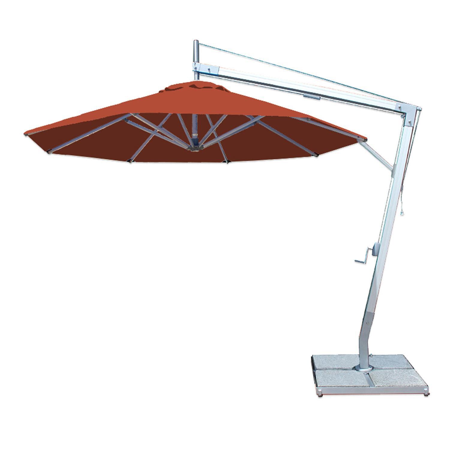 Bambrella Santa Ana 10 Ft. Round Side Pool Umbrella - Terracota thumbnail