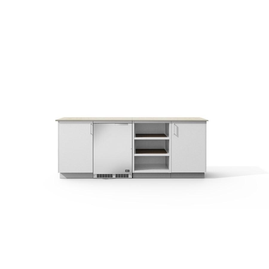 Urban Bonfire B-Skye-DCS-Danae-Chantilly Skye Outdoor Kitchen w/ DCS 24-Inch 5.3 Cu. Ft Refrigerator, Danae Countertops & Chantilly Finish thumbnail