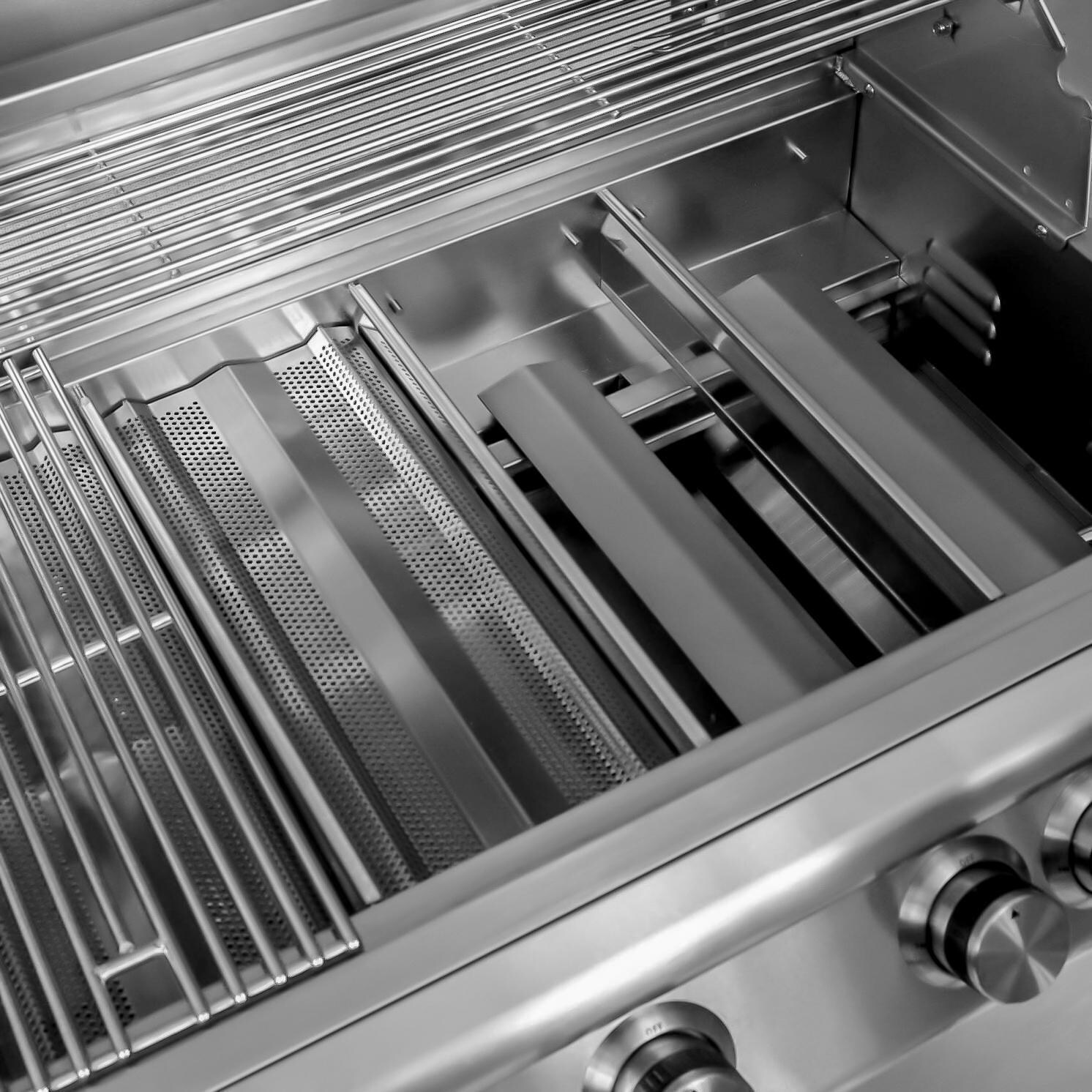 Blaze 32-Inch 4-Burner Built-In Gas Grill - Inside thumbnail