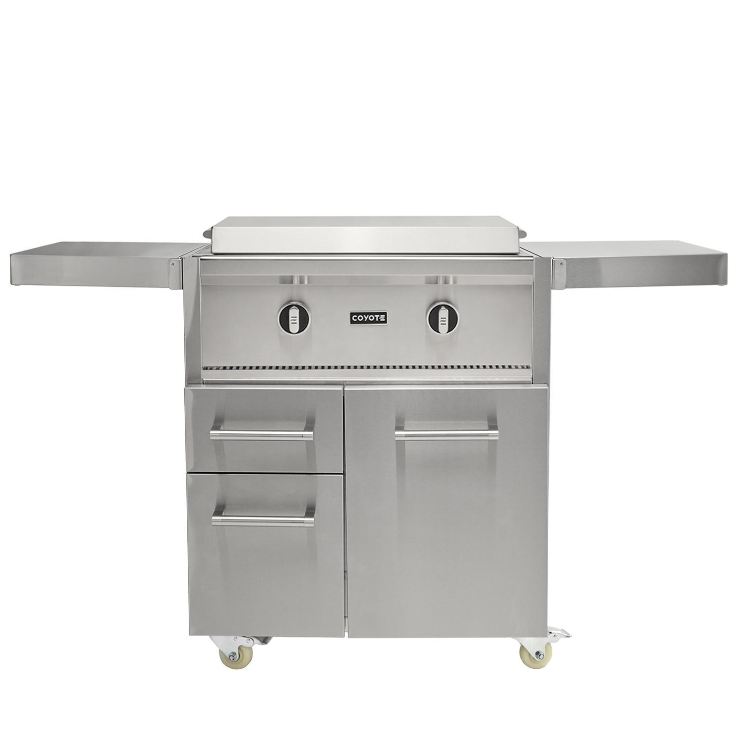 Coyote 30-in Natural Gas Flat Top Grill w/ Safety Valve
