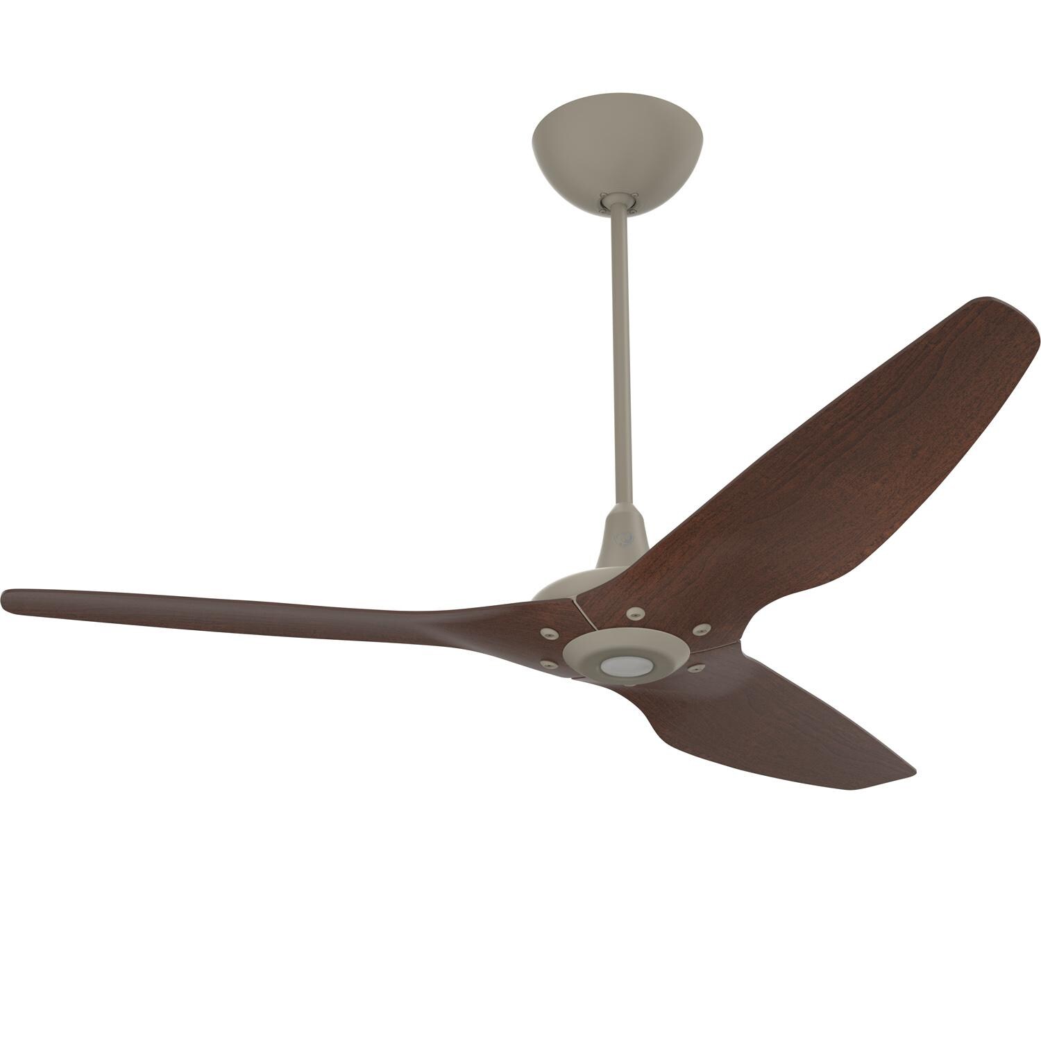Big Ass Fans 60-Inch Haiku Ceiling Fan Universal Mount W/20-Inch Downrod in Satin Nickel/Cocoa - MK-HK4-052506A470F654G10I20