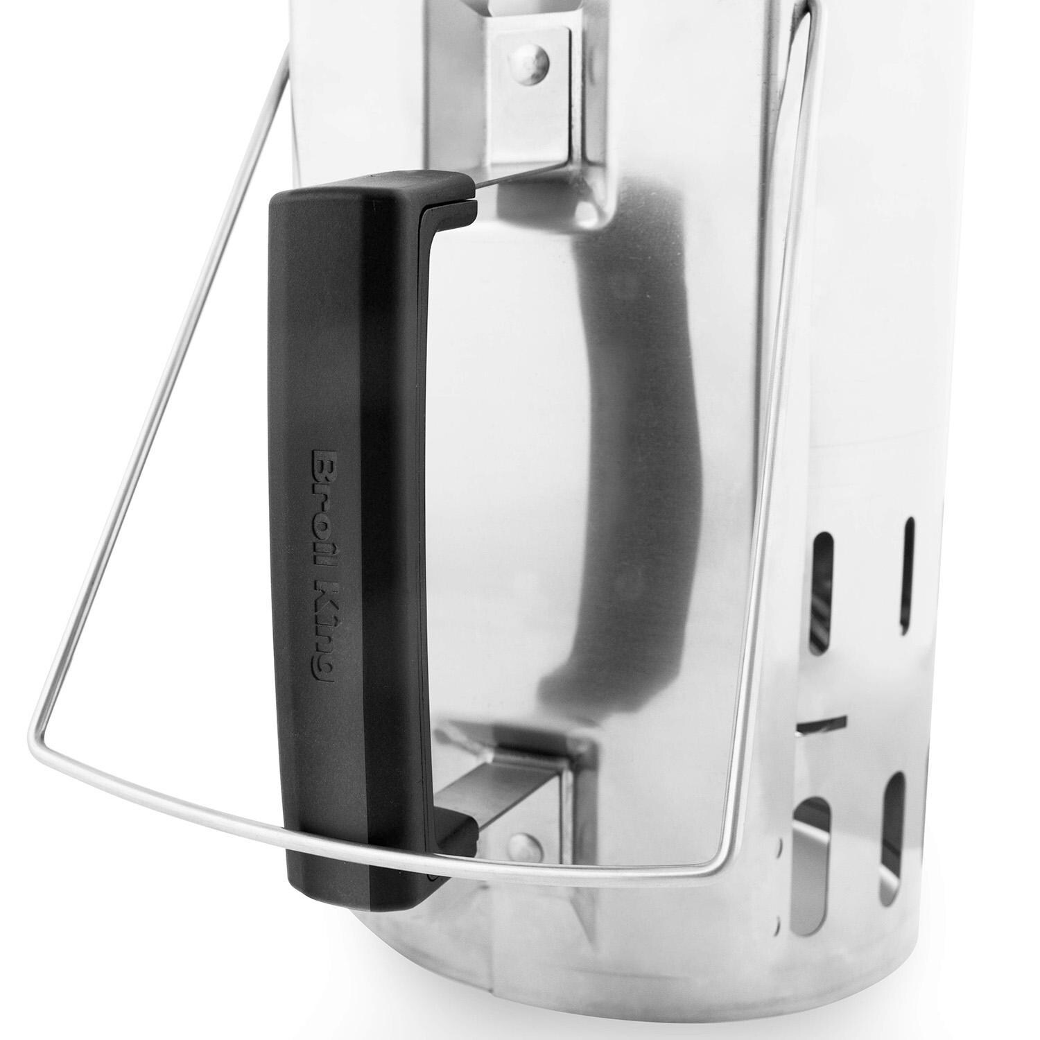 Broil King Stainless Steel Chimney Charcoal Starter - 63970 - Handle - Detail thumbnail