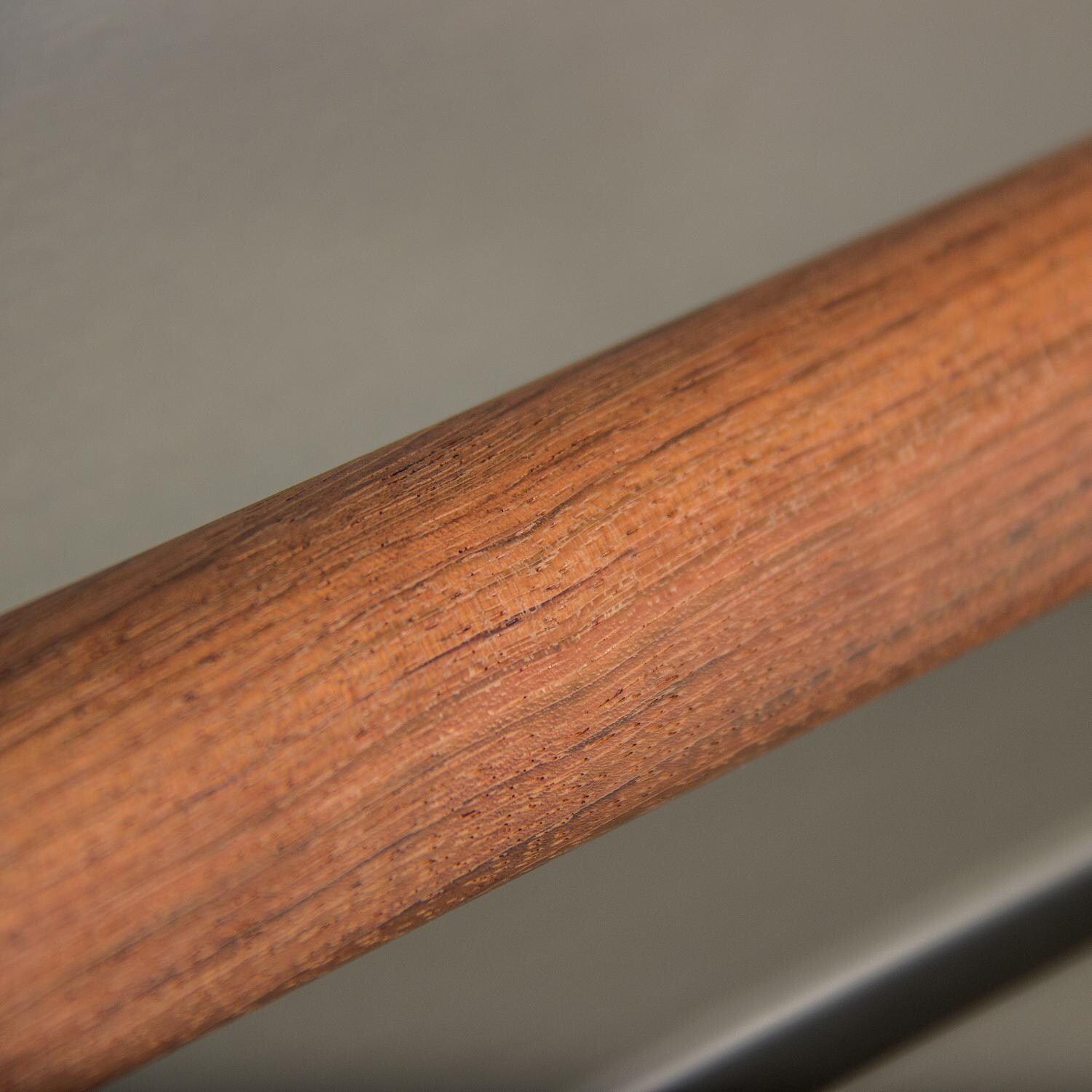 Caliber CrossFlame Pro Gas Grill - Wood Handle Detail thumbnail