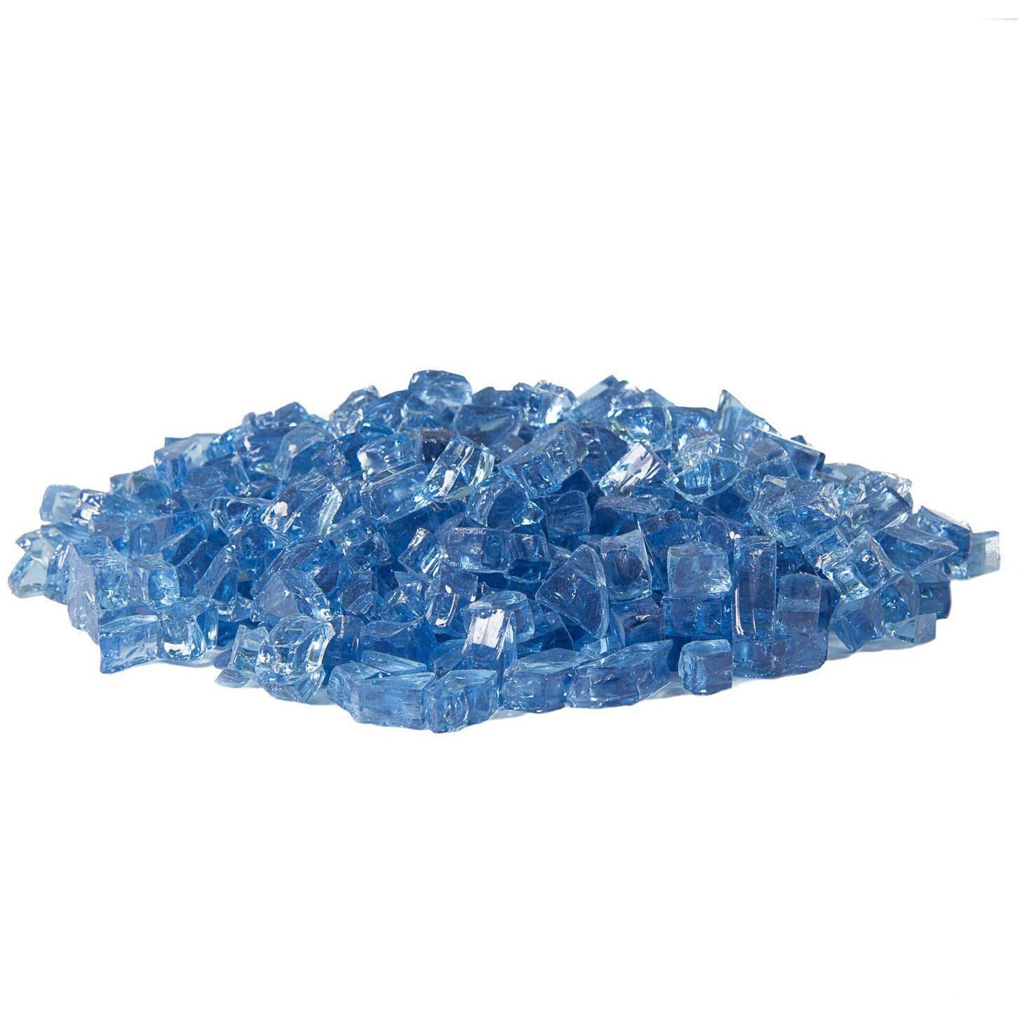Lakeview Outdoor Designs 1/4-Inch Sky Blue Non-Reflective Fire Glass thumbnail